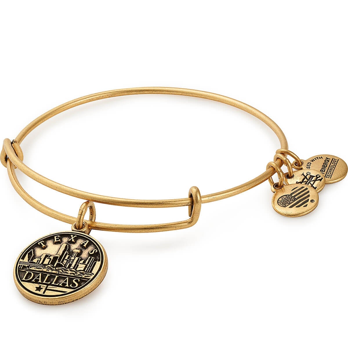 Texas Dallas Charm Bangle - Elegant Western Jewelry for Women, Cowgirl Style Bracelet - Perfect for Parties, Weddings & Western Fashion