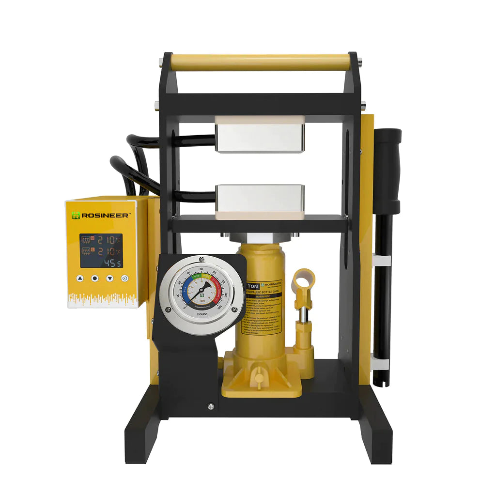 Rosineer Mighty 5 5-Ton Manual Rosin Press Kit with Pre-Press Mold & Parchment Paper - Perfect for Home DIY Rosin Extraction & Concentrate Making