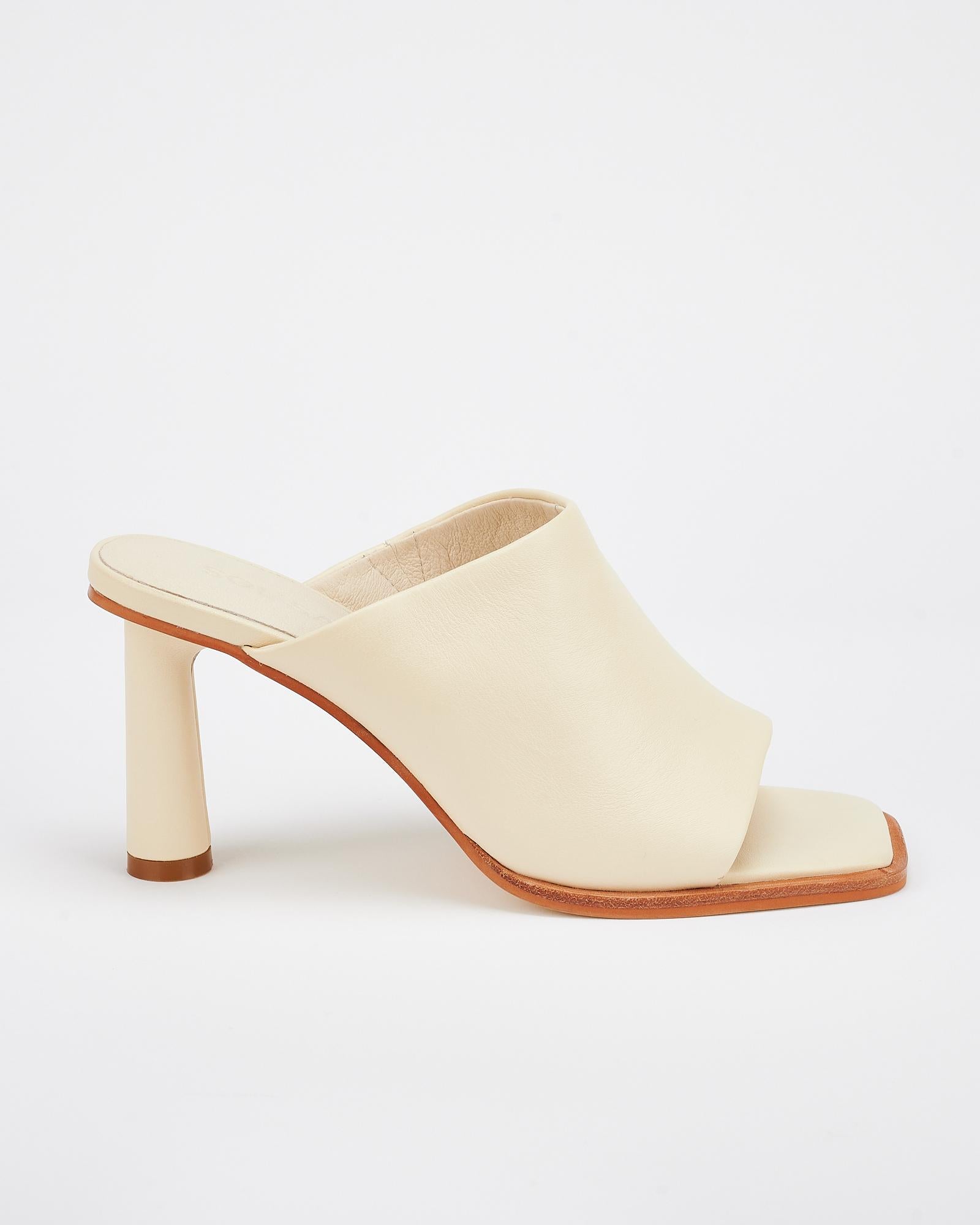 Jacque Heel Off White - Women's Fashion Chunky Heel Sandals for Summer, Casual & Party Wear | Comfortable & Stylish Footwear for Outdoor Events, Weddings & Date Nights