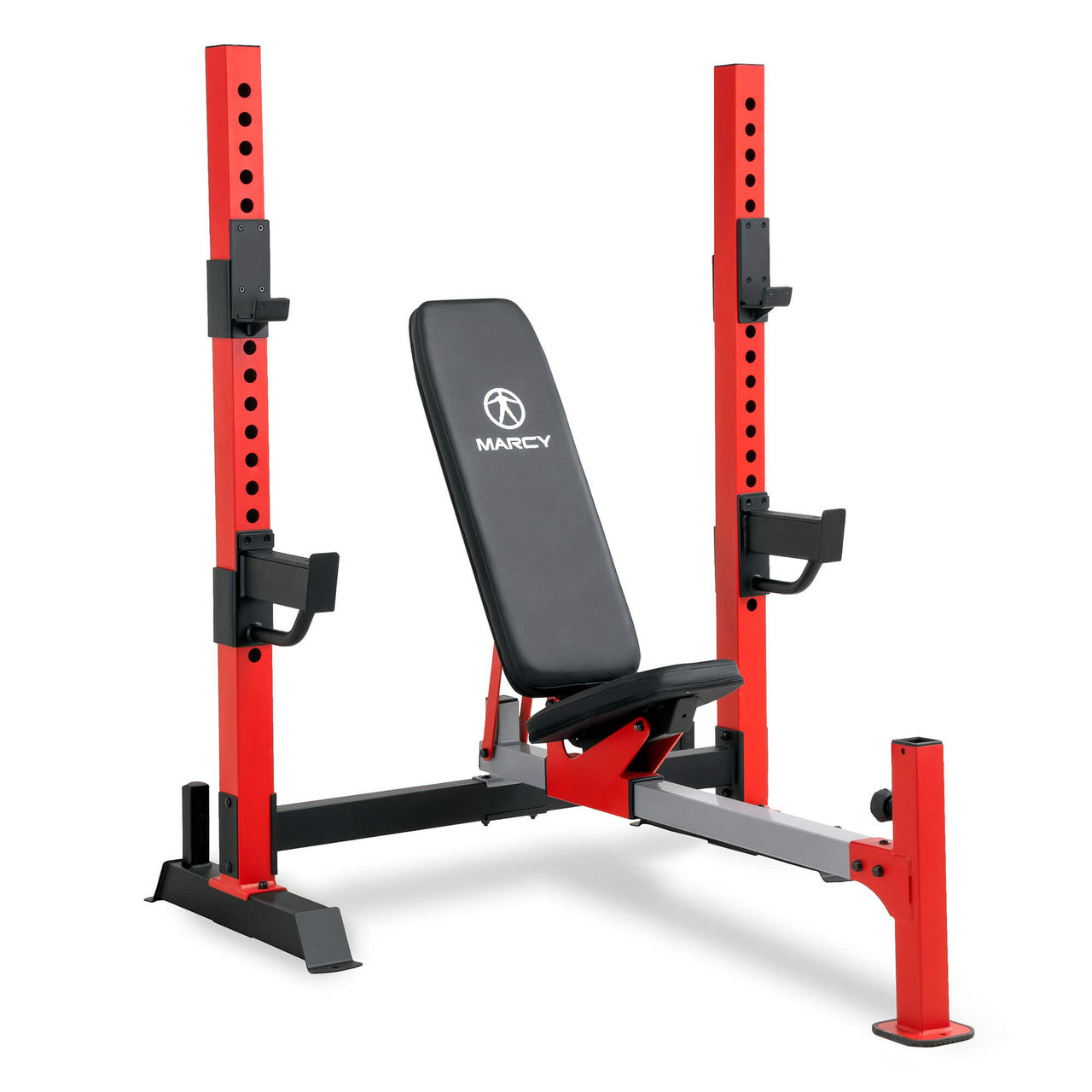 Marcy Olympic Weight Bench MWB-7096 - Adjustable Strength Training Bench for Home Gym, Full Body Workout - Perfect for Squats, Bench Press & Dumbbell Exercises