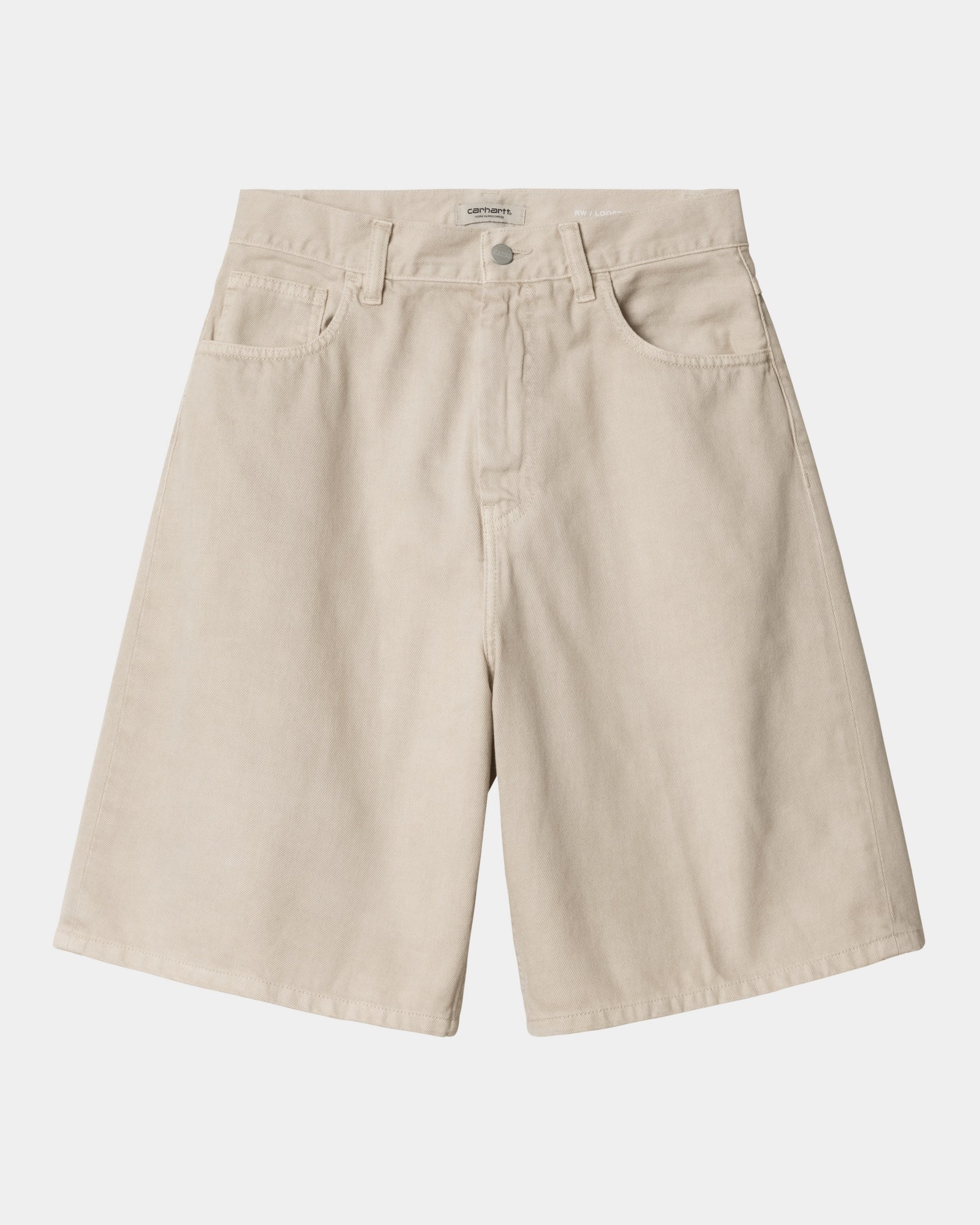 Women's Brandon Short Twill Fleur De Sel Stone Dyed Casual Summer Shorts for Beach, Travel & Everyday Wear