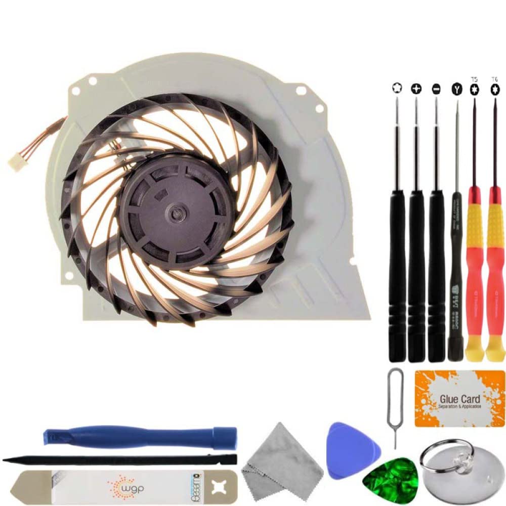 High-Performance Internal Cooling Fan for Sony PlayStation 4 Pro - Replacement Fan Kit with Tools - Prevent Overheating for Gaming, Streaming & Extended Play Sessions