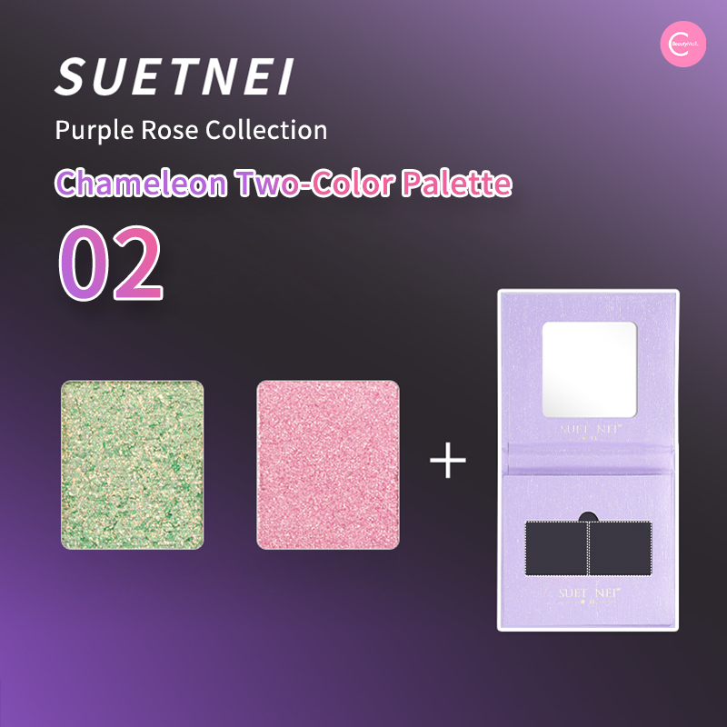 SUET NEI Purple Rose Chameleon Eyeshadow Palette - 12 Highly Pigmented Shades, Long Lasting & Blendable Makeup for Day to Night Looks - Perfect for Parties, Date Nights & Special Occasions