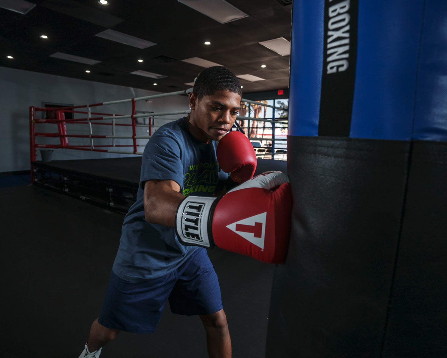 TITLE Boxing Gel World Elastic Training Boxing Gloves - Premium MMA & Kickboxing Gear for Fitness, Sparring & Heavy Bag Workouts