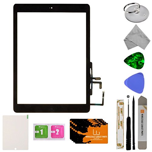 Original Title: Digitizer with Home Button for Apple iPad Air (Black) (OEM Grade) with Tool Kit   Optimized Title: **OEM Grade Black Digitizer with Home Button & Tool Kit for Apple iPad Air - Perfect for Screen Repair & DIY Replacement**