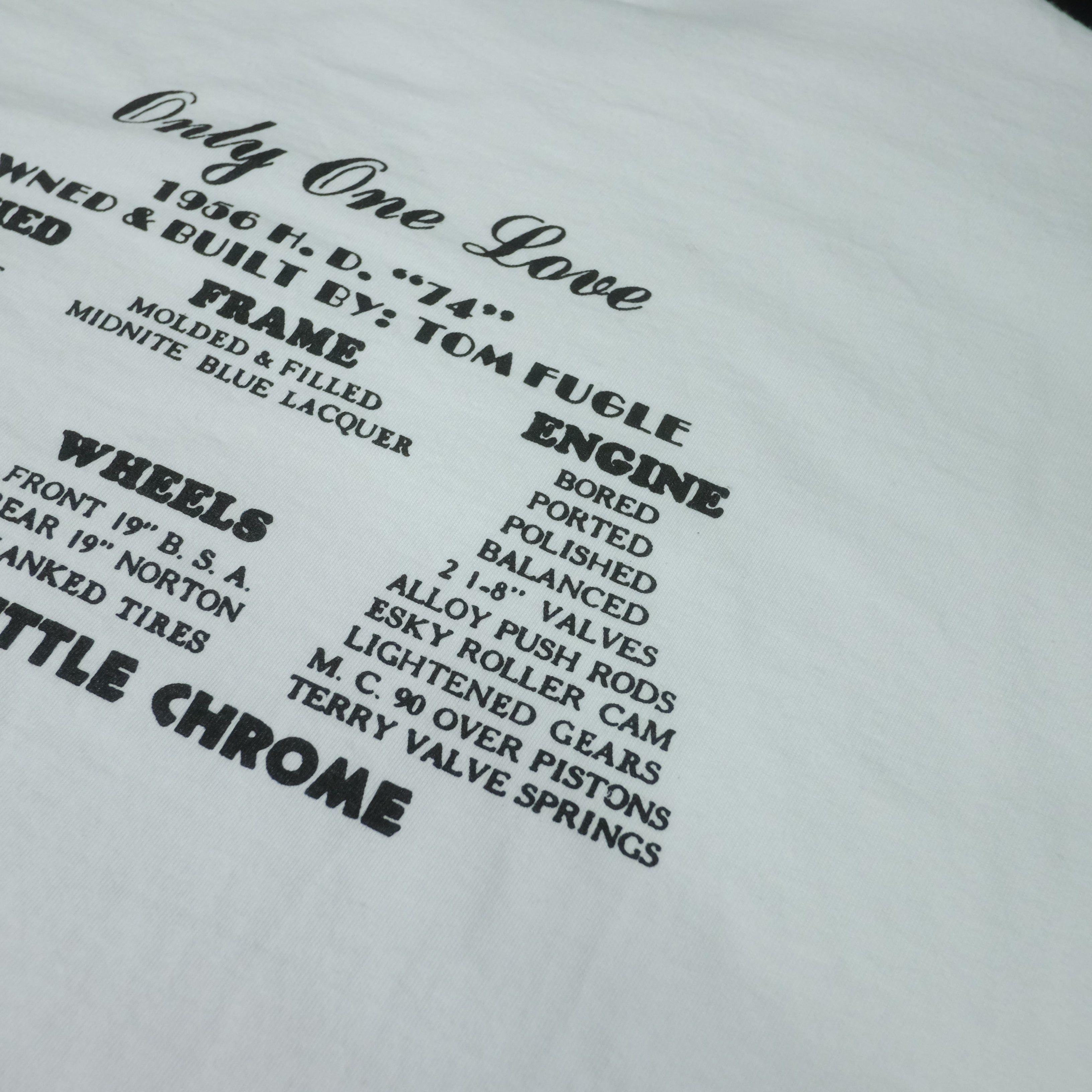 Tom Fugle Only One Love T-Shirt - White Unisex Cotton Tee for Casual Wear & Street Style | Perfect for Couples, Gifts & Everyday Outfits