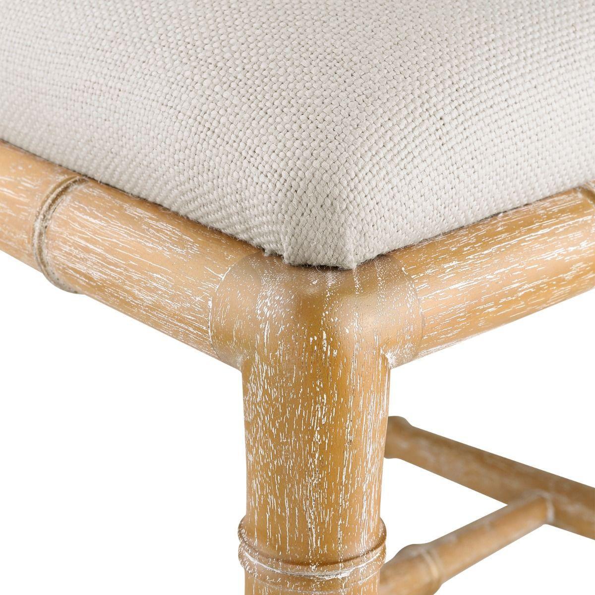 Aubrey Side Chair in Honey - Modern Dining Chair, Accent Chair for Living Room, Bedroom & Office - Solid Wood Frame, Comfortable Upholstered Seat