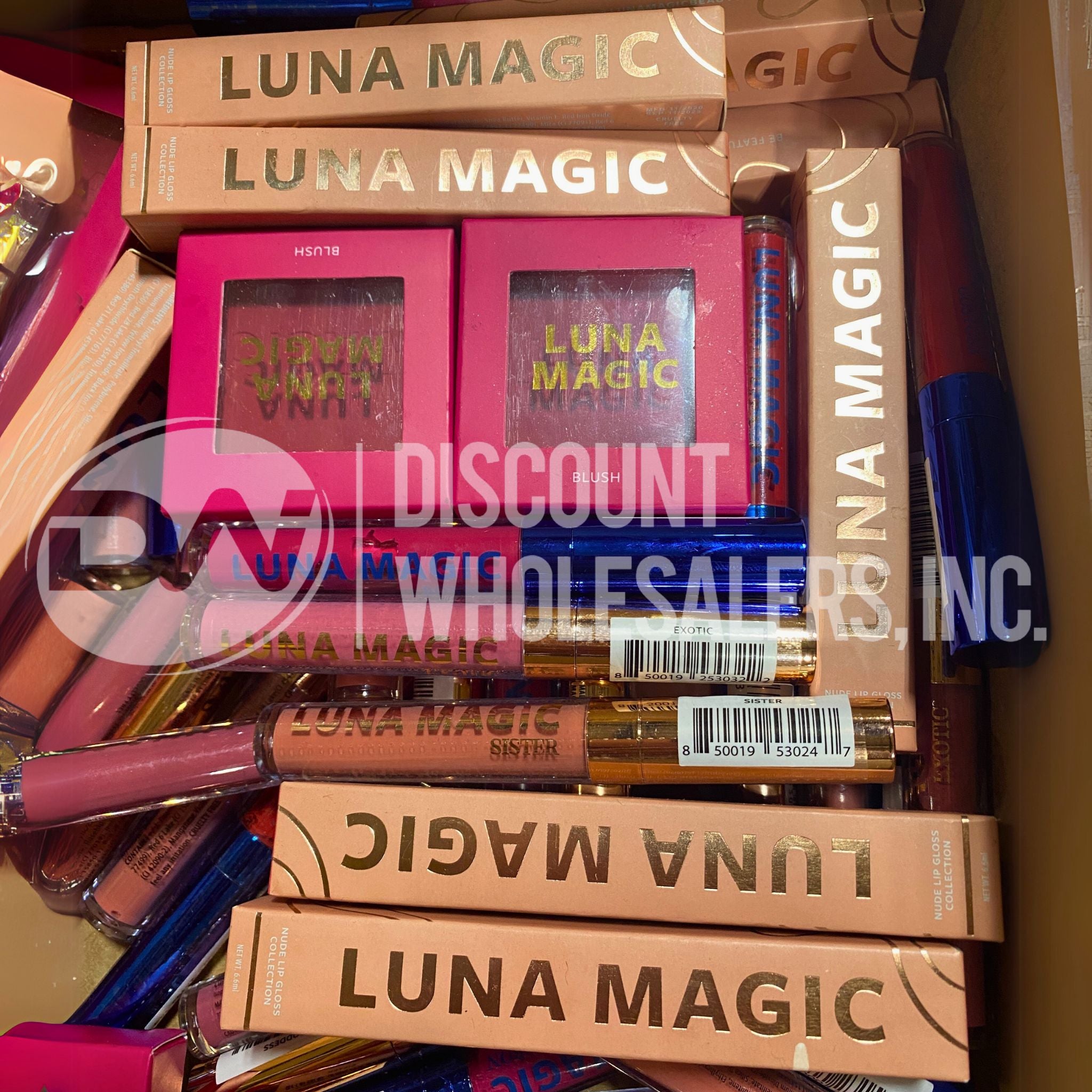 Luna Magic Assorted Makeup Kit - 80 Pcs Professional Cosmetic Set for Eyes, Lips & Face | Perfect for Makeup Artists, Beginners & Daily Beauty Routine