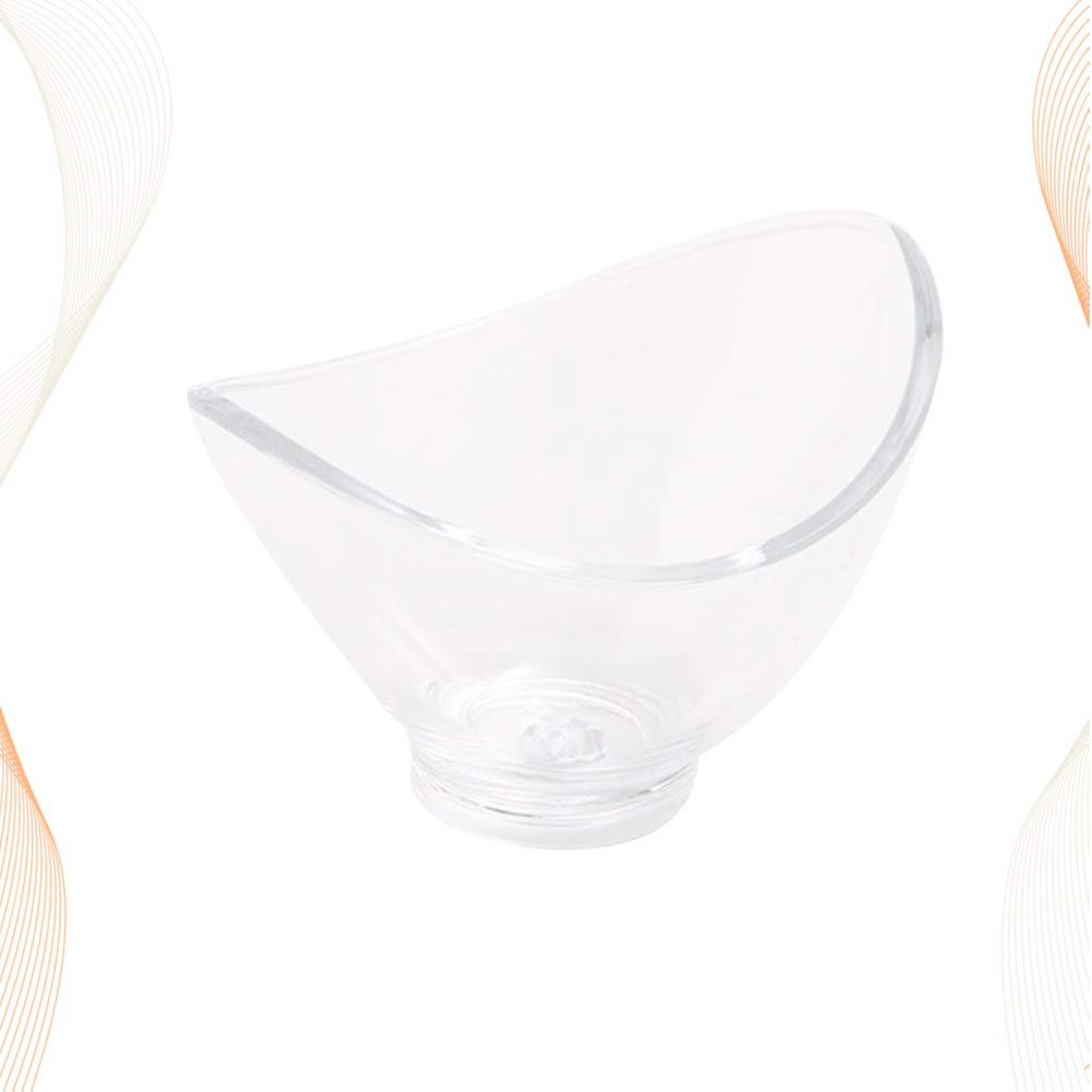 DOITOOL 13cm Transparent Acrylic Salad Bowl - Creative Kitchenware for Fruits, Vegetables & Snacks | Microwave Safe, BPA-Free | Perfect for Restaurants, Home Kitchen & Office Lunch
