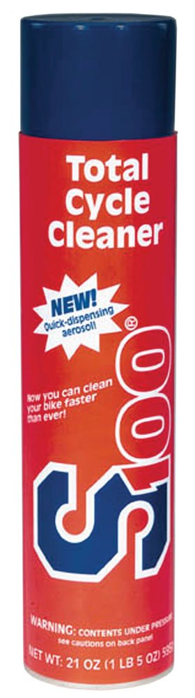 S100 12600A Total Cycle Cleaner Aerosol - 21 oz | High-Performance Motorcycle & Bike Degreaser | Perfect for Engine, Chain & Parts Cleaning | Ideal for Garage, Workshop & DIY Maintenance