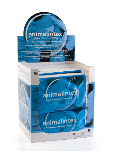 Robinsons Animalintex - Veterinary Wound Care Poultice for Horses, Dogs & Pets - Fast Healing & Pain Relief for Cuts, Sores & Injuries - Ideal for Stable, Farm & Home First Aid Kits