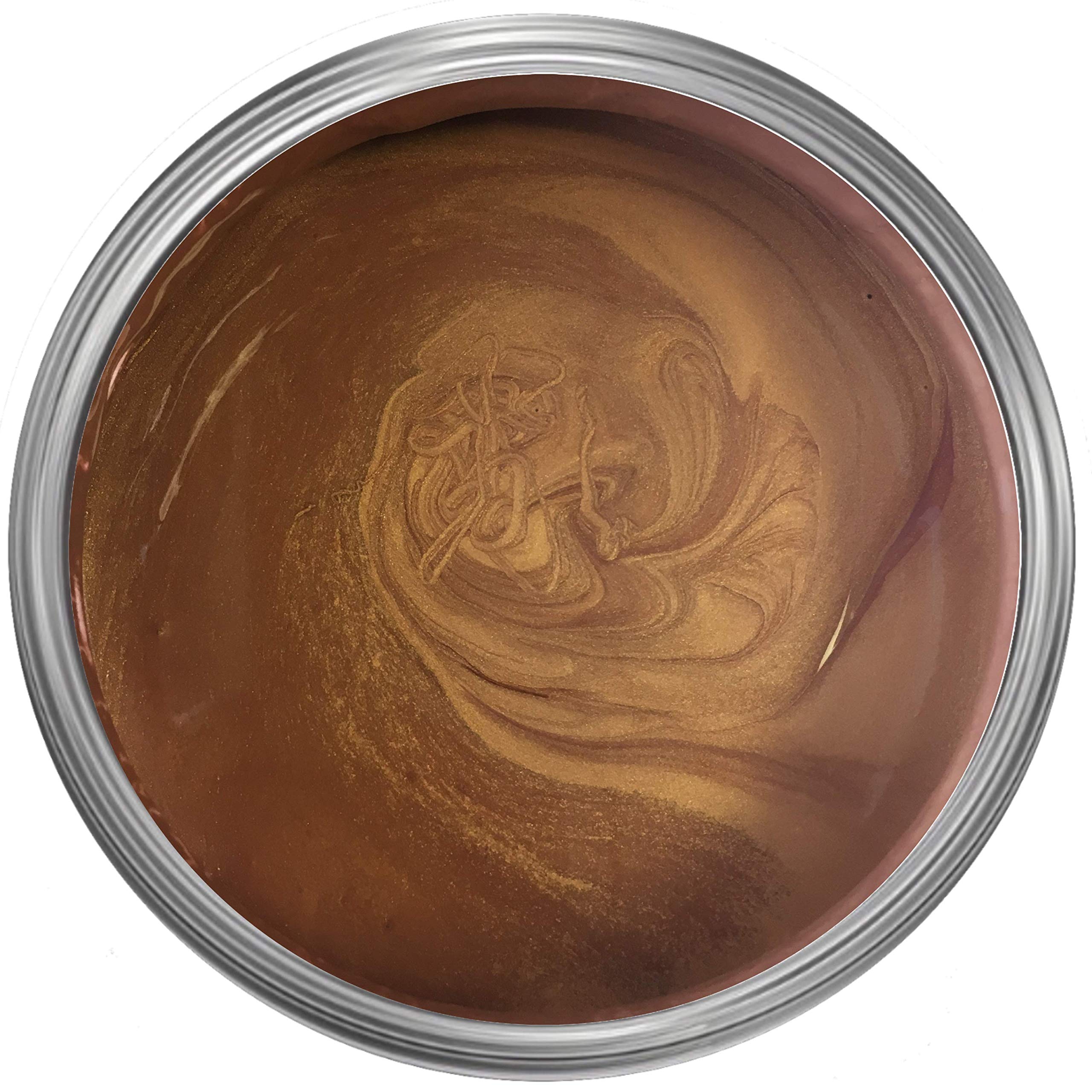 Premium Bronze Metallic Paint for DIY Crafts, Home Decor & Furniture Restoration - High-Quality Metallic Finish for Walls, Wood & Metal Surfaces
