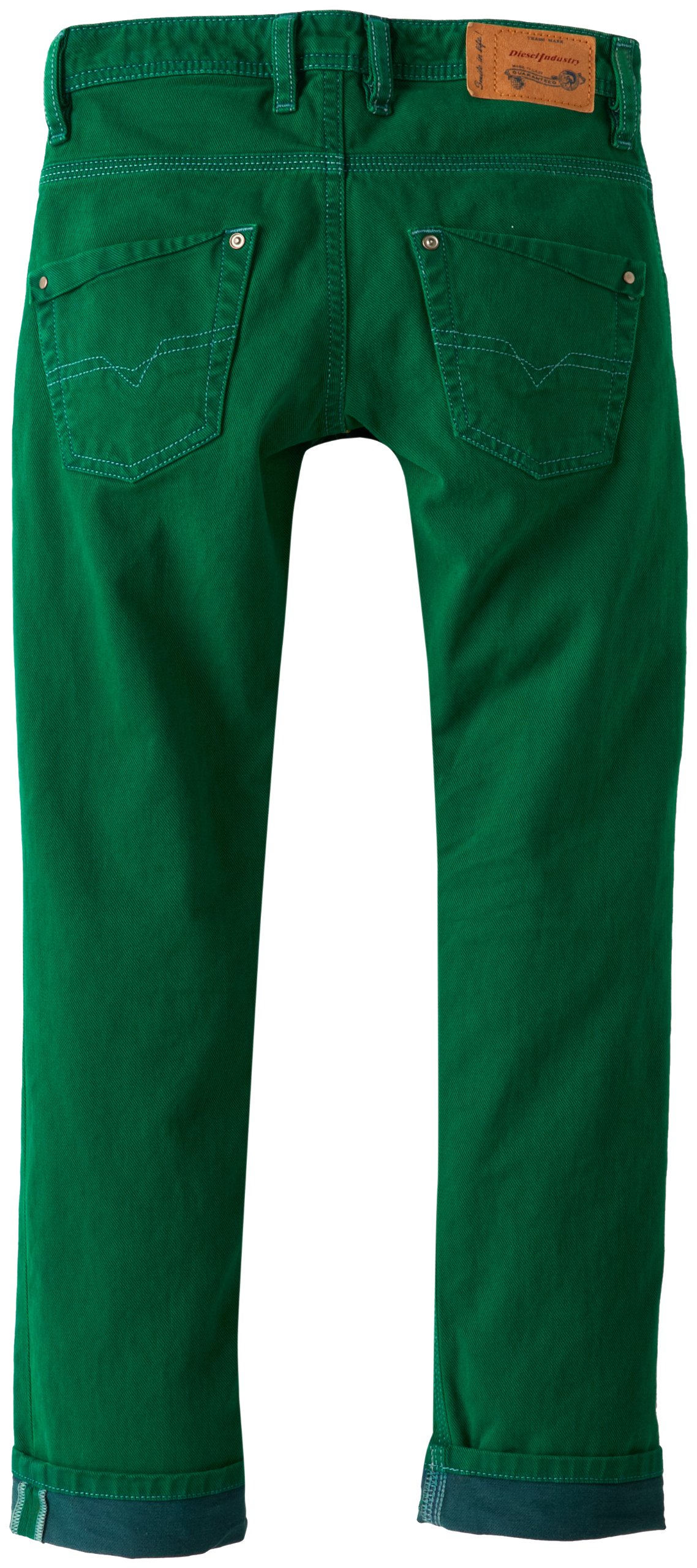 Diesel Big Boys' Krooley Colored Jeans with Contrast Color Inside - Trendy Casual Denim Pants for Teen Boys, Perfect for School, Outings & Everyday Wear