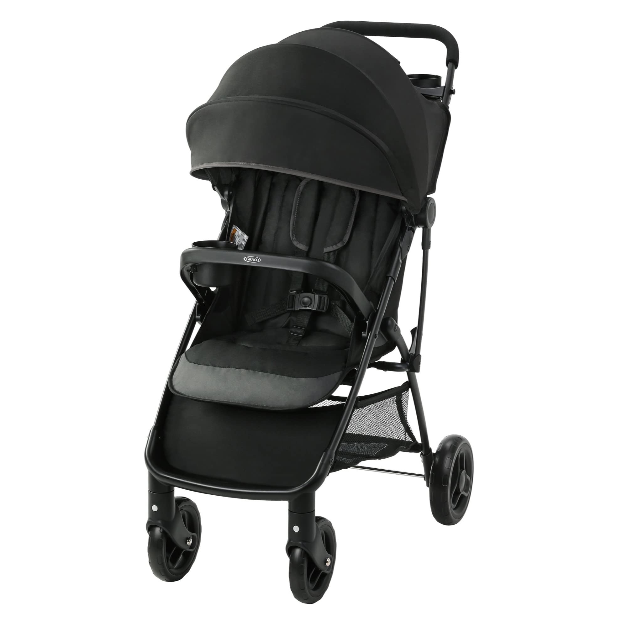 Graco NimbleLite Lightweight Compact Stroller for Babies & Toddlers - Easy Fold Travel Stroller with Canopy - Perfect for City Walks, Travel & Everyday Use (Gotham)