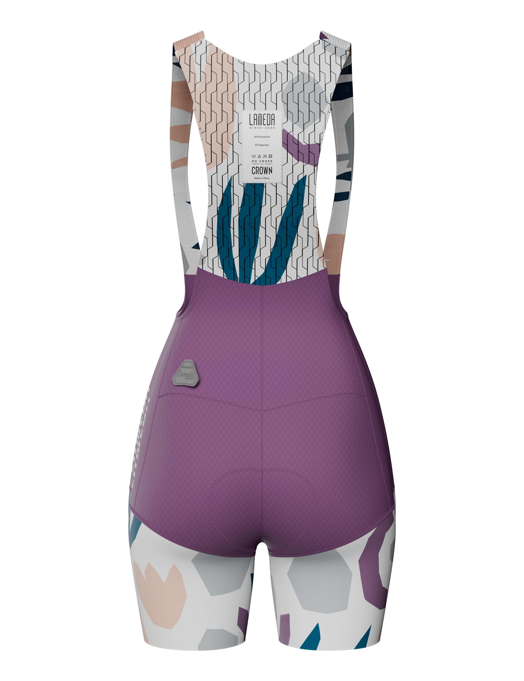 Women's Cycling Bib Shorts - Padded Bike Shorts with UPF50+ Sun Protection for Road & Mountain Biking