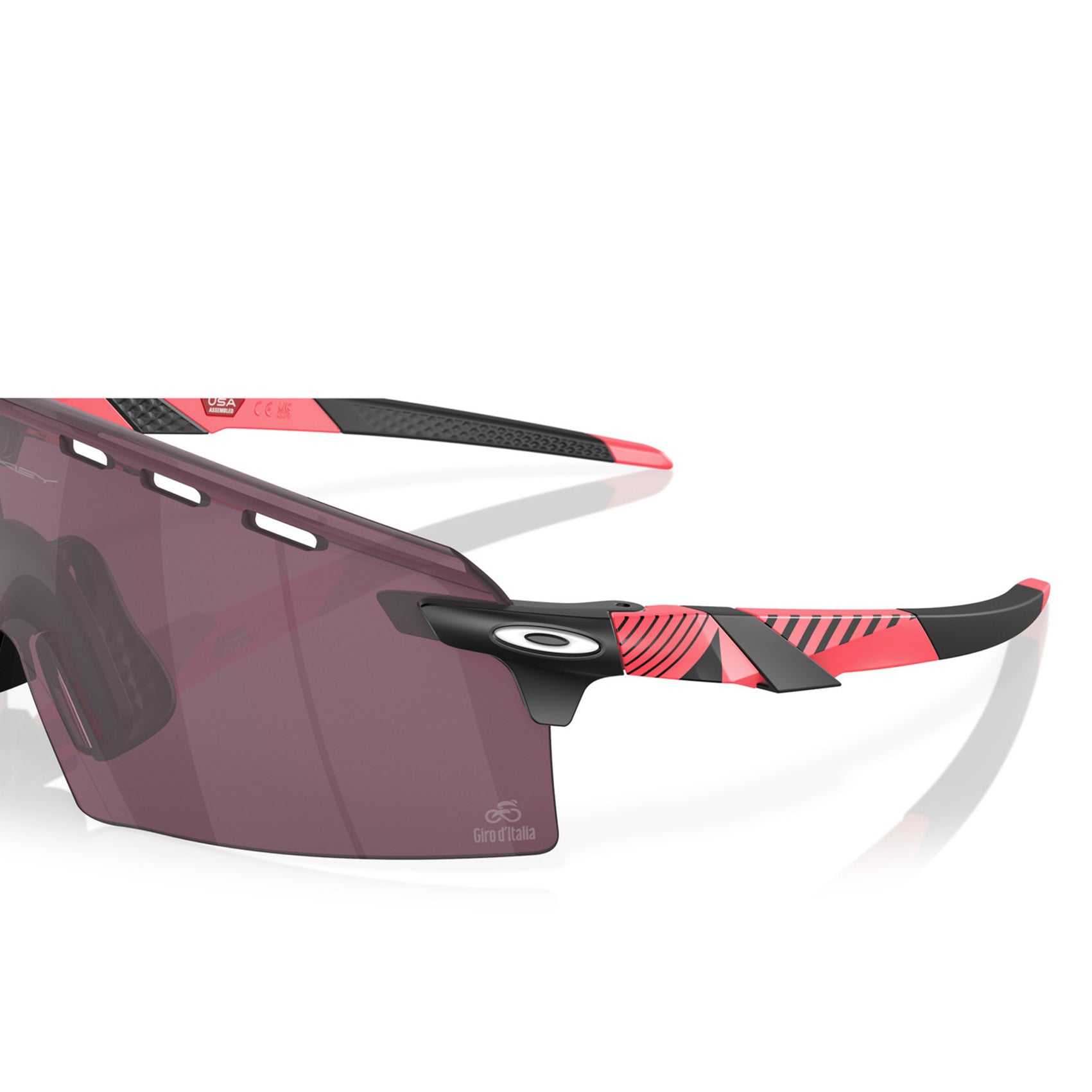 Oakley Encoder Strike Vented Running Sunglasses - Polarized Sports Shades for Men & Women - Lightweight UV Protection for Running, Cycling & Outdoor Activities