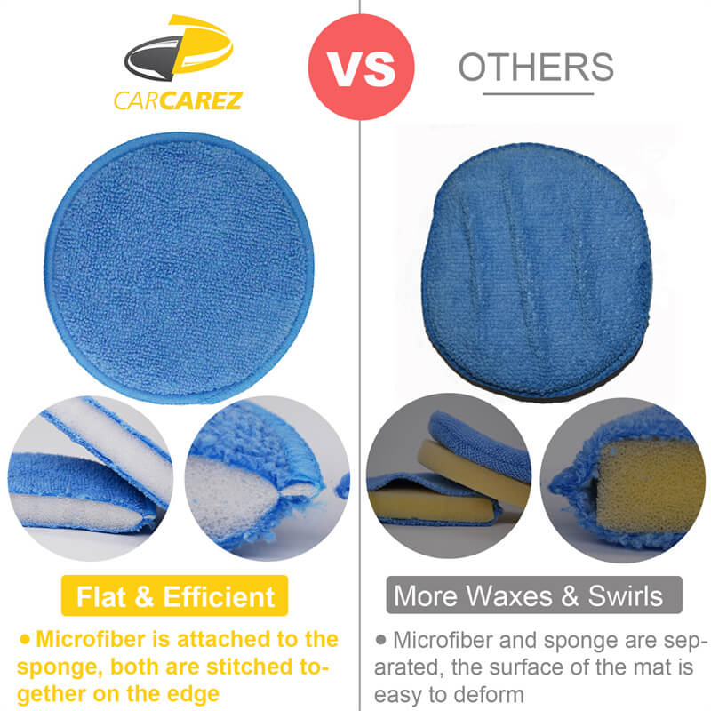 Wholesale 240-Piece Microfiber Wax Applicator Pads - 5