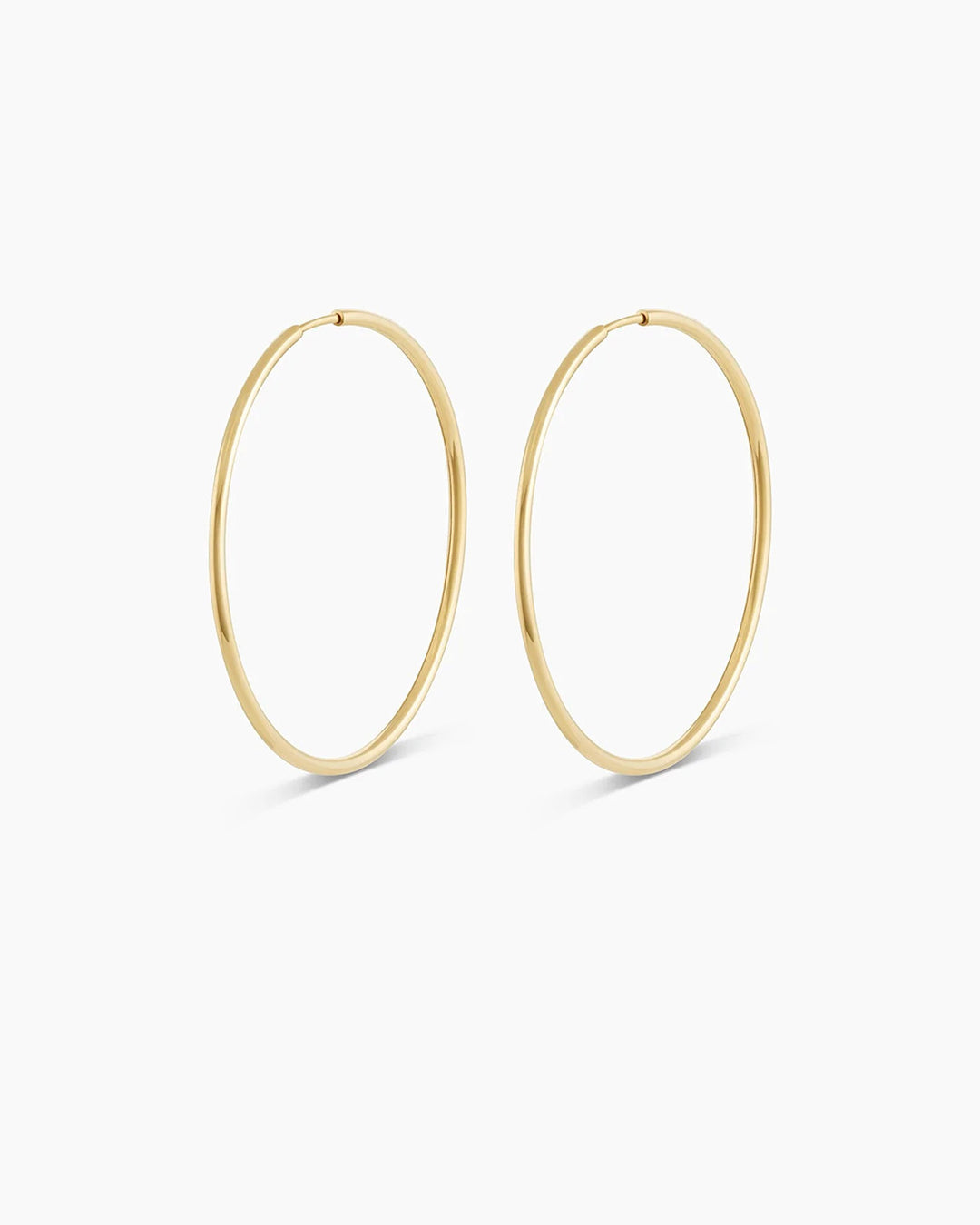 14K Gold Classic Hoop Earrings for Women - Timeless Elegance for Everyday Wear, Parties & Special Occasions