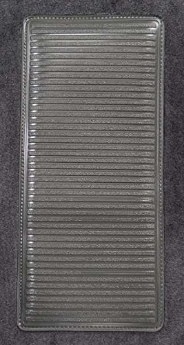 Premium Automotive Carpet for 1996-2002 Chevrolet Express Van - Front Passenger Area - 8019 Mist Grey Plush Cut Pile - Perfect for Car Interior Restoration & Customization