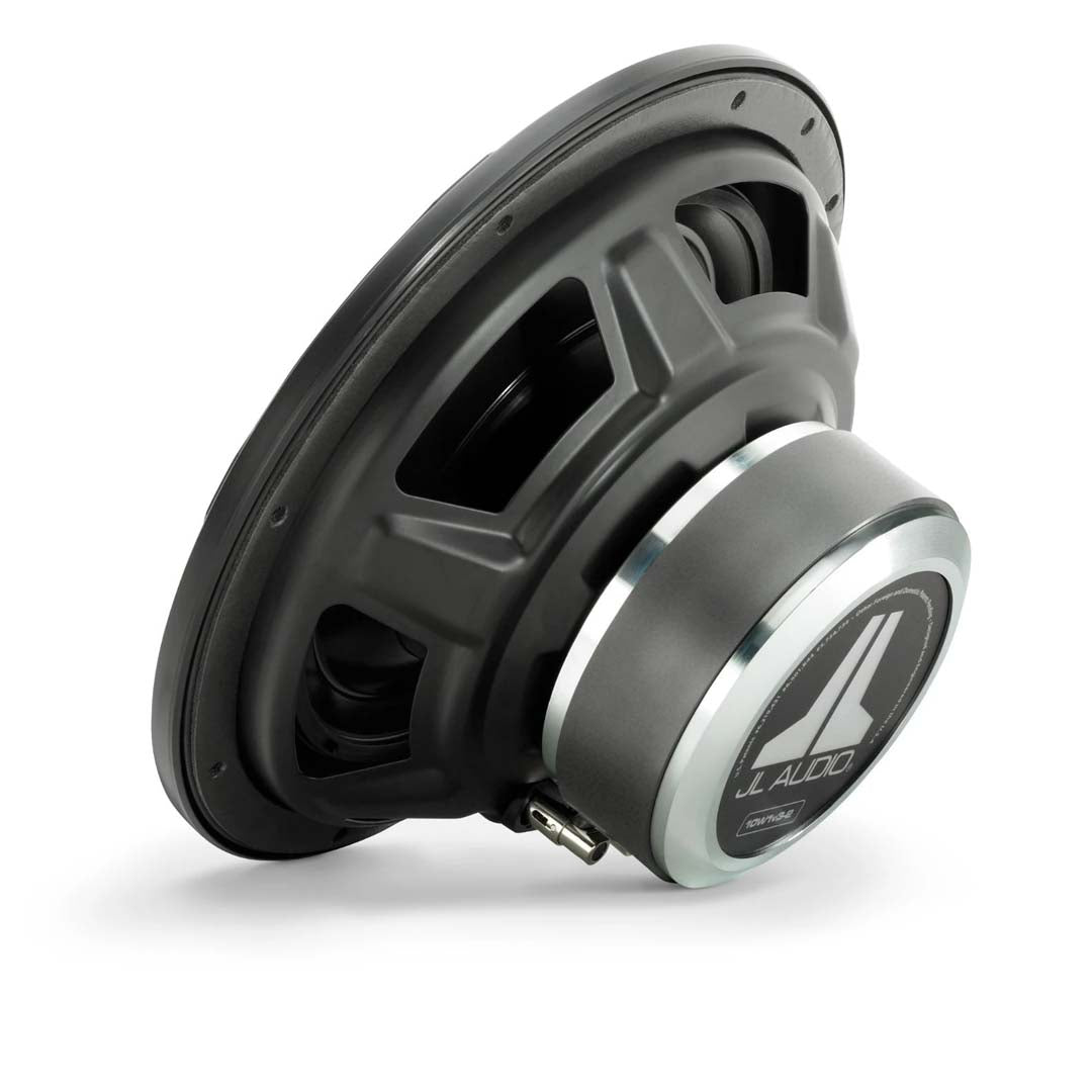 JL Audio 10W1v3-2 10-Inch W1 Series Single 2 Ohm Car Subwoofer - 300W RMS Power for Deep Bass - Perfect for Car Audio Systems & Home Theater Setups