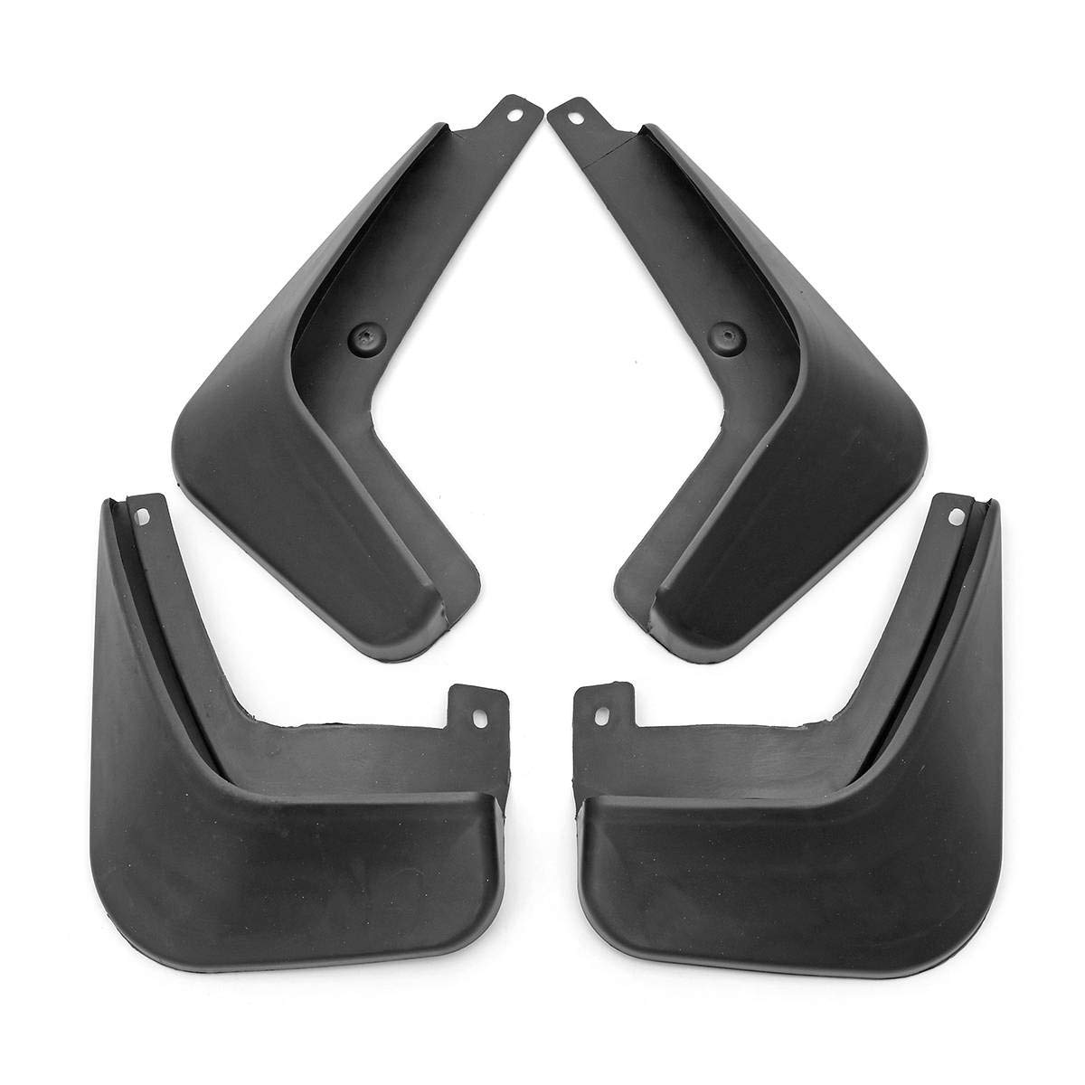 Oneuda 4pcs Front & Rear Car Mud Flaps Splash Guards for Geely Emgrand EC7 - Durable Fender Protection Accessories for Off-Road & All-Weather Driving