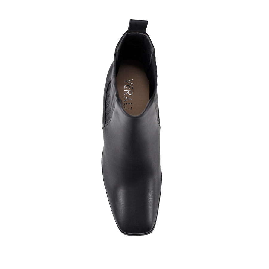 Limber Chelsea Ankle Boots - Black Softee Leather | Comfortable Slip-On Boots for Women | Perfect for Casual Wear, Work & Outdoor Activities