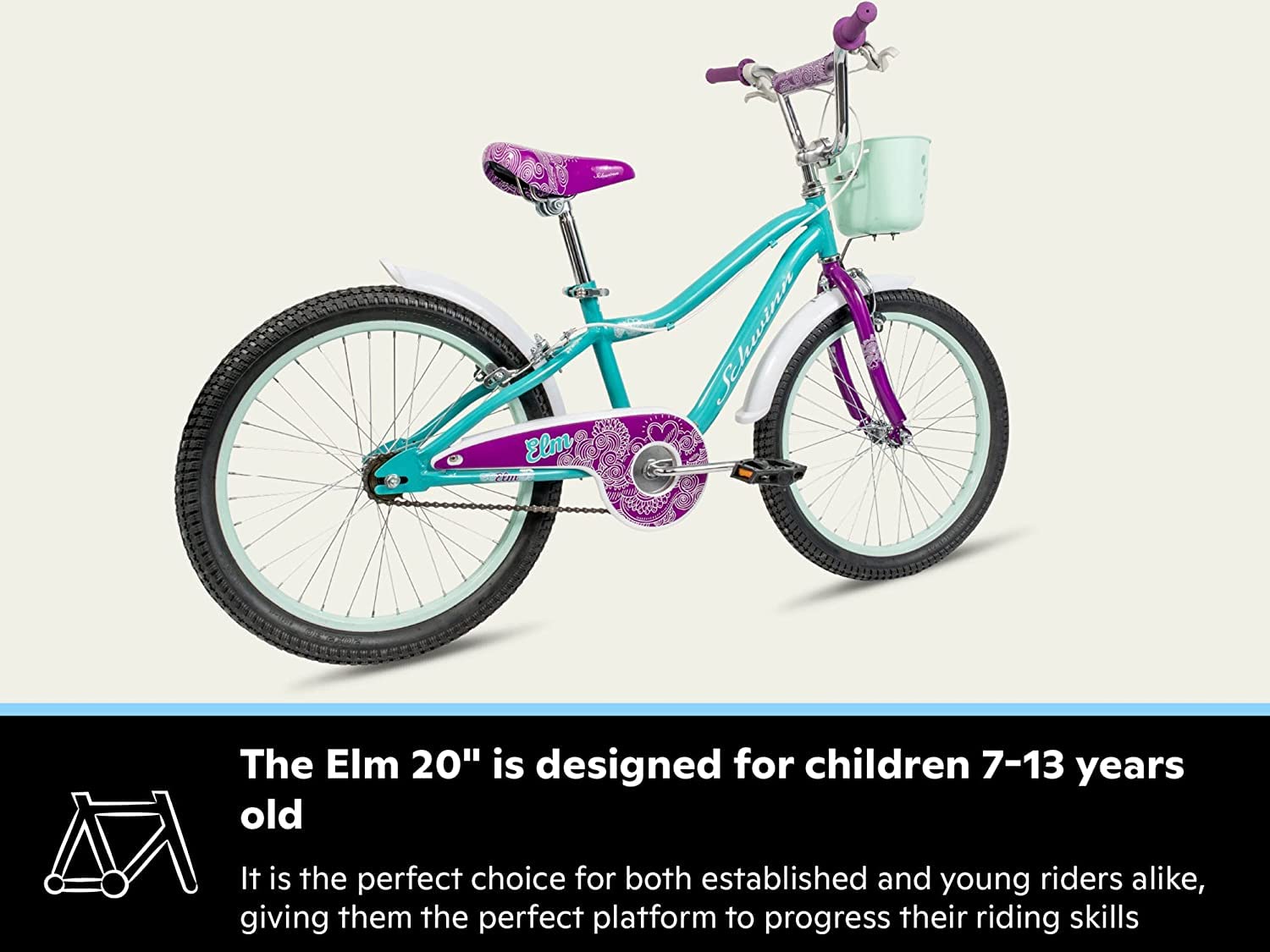Schwinn Koen & Elm Big Kid Bike for Boys and Girls - 20 Inch Wheels, Lightweight Aluminum Frame - Perfect for Neighborhood Rides, Park Adventures & Family Cycling