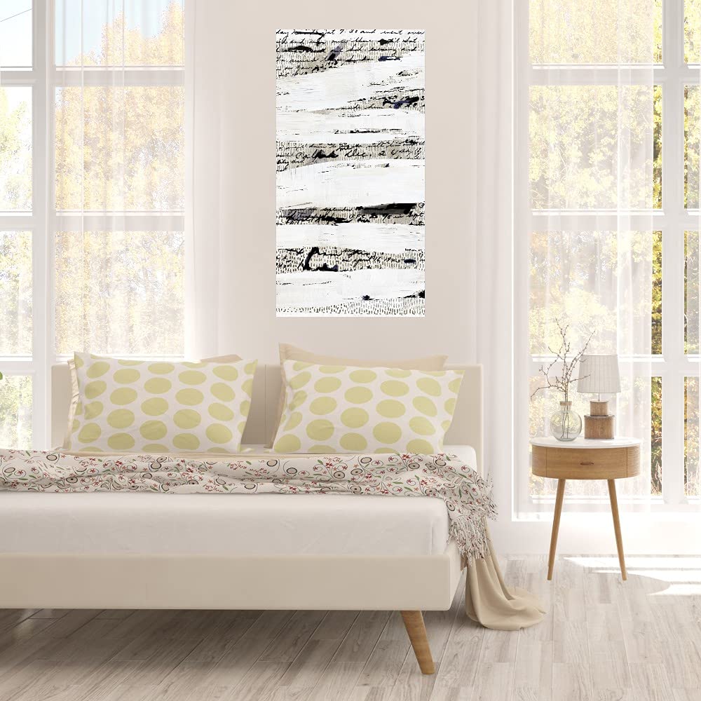 Abstract Equation Art Canvas Print by Nikki Chu - Modern Wall Decor for Living Room, Bedroom, Office & More - Ready to Hang 21x40 Inches - Perfect for Home, Office & Commercial Spaces