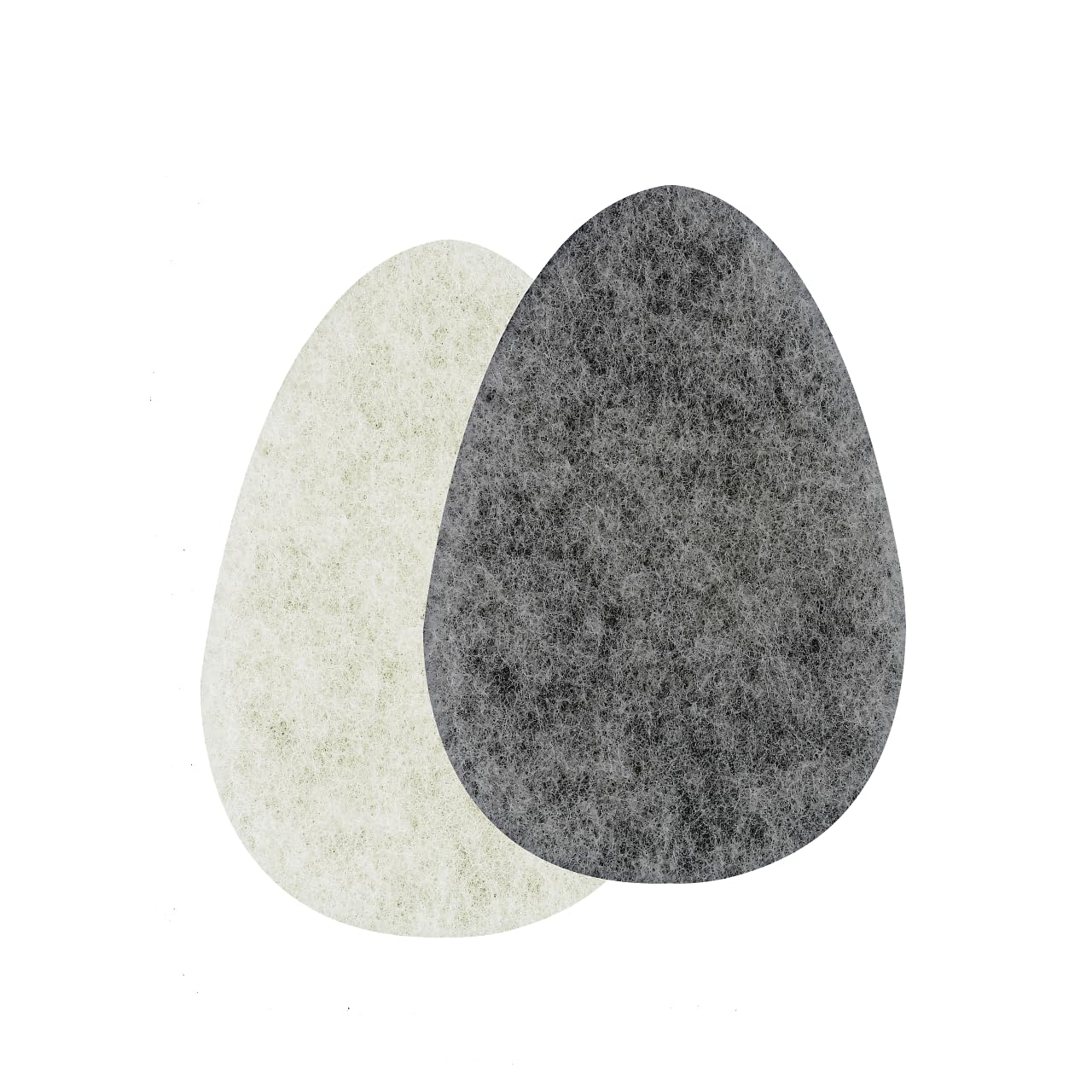 EcoTools Infused Facial Sponges with Rose Petal & Bamboo Charcoal - 2 Pack for Gentle Exfoliation & Deep Cleansing | Perfect for Daily Skincare Routine & Makeup Removal