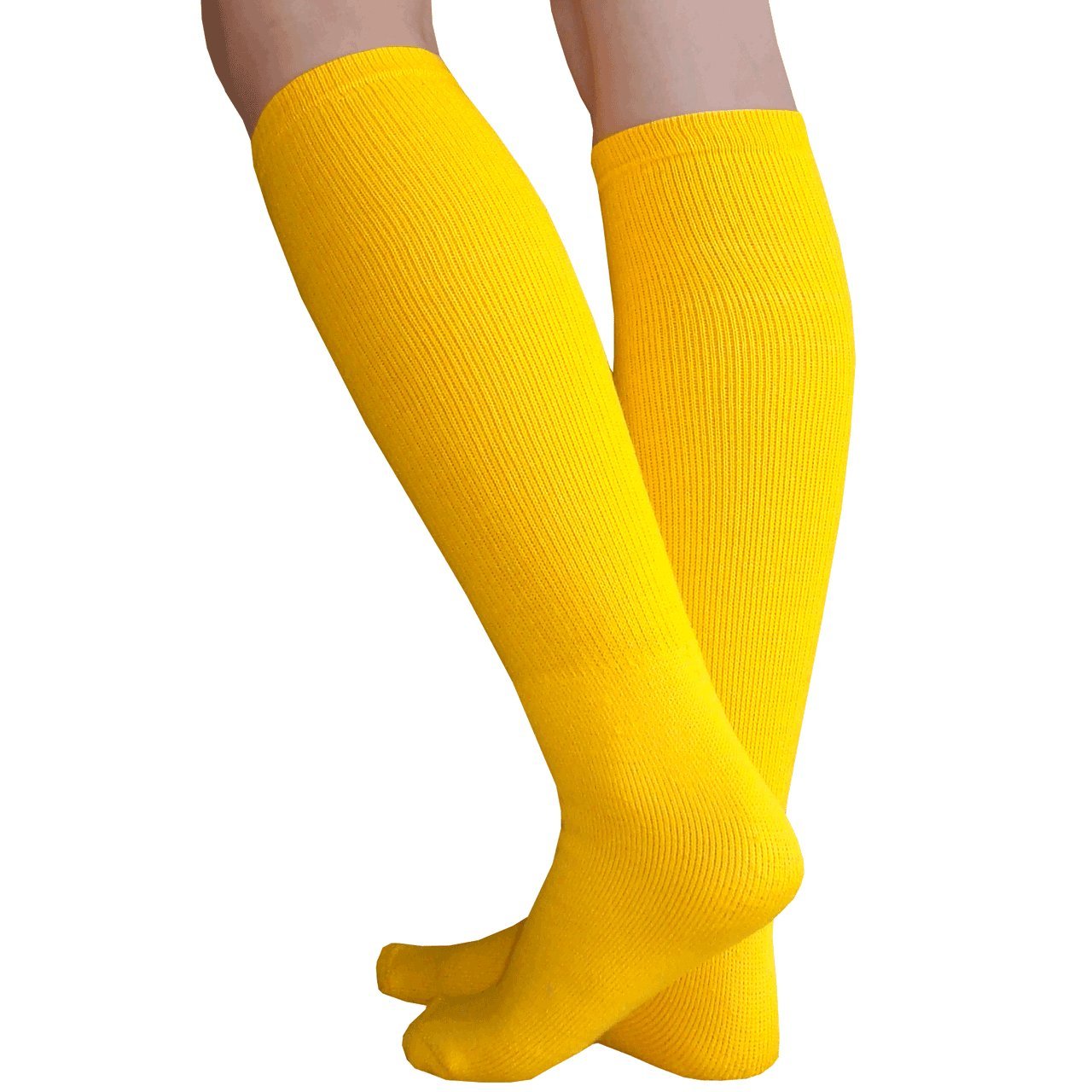 Chrissy's Socks Women's Thick Solid Knee High Socks - Warm Winter Socks for Women, Cozy Knit Over The Knee Socks for Boots, Outfits & Cold Weather Fashion