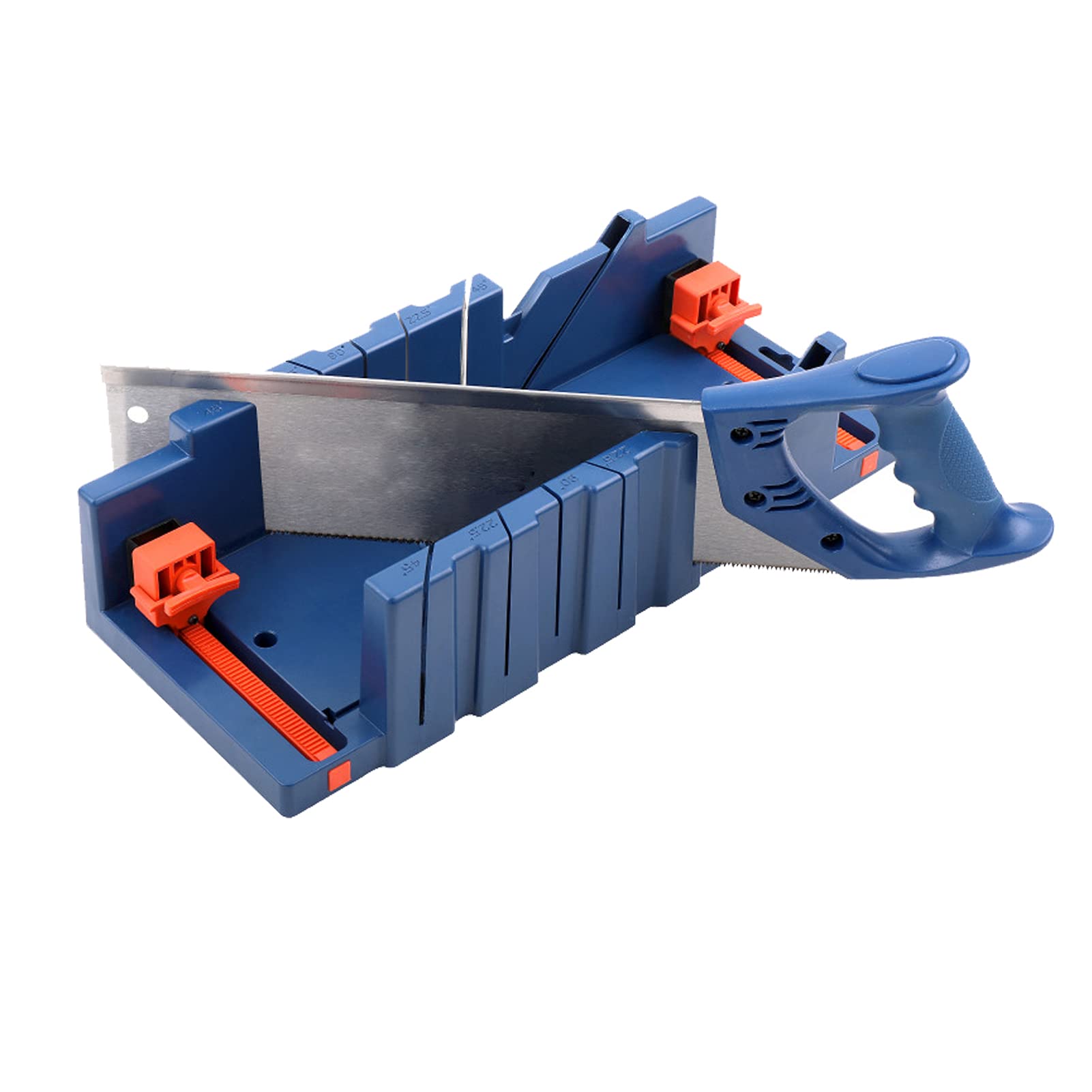 45/90 Degree Multi-Function Miter Saw Box - Precision Woodworking Clamping Tool for Cabinet Making & DIY Projects (Large Size) | Perfect for Carpentry, Home Renovation & Crafting