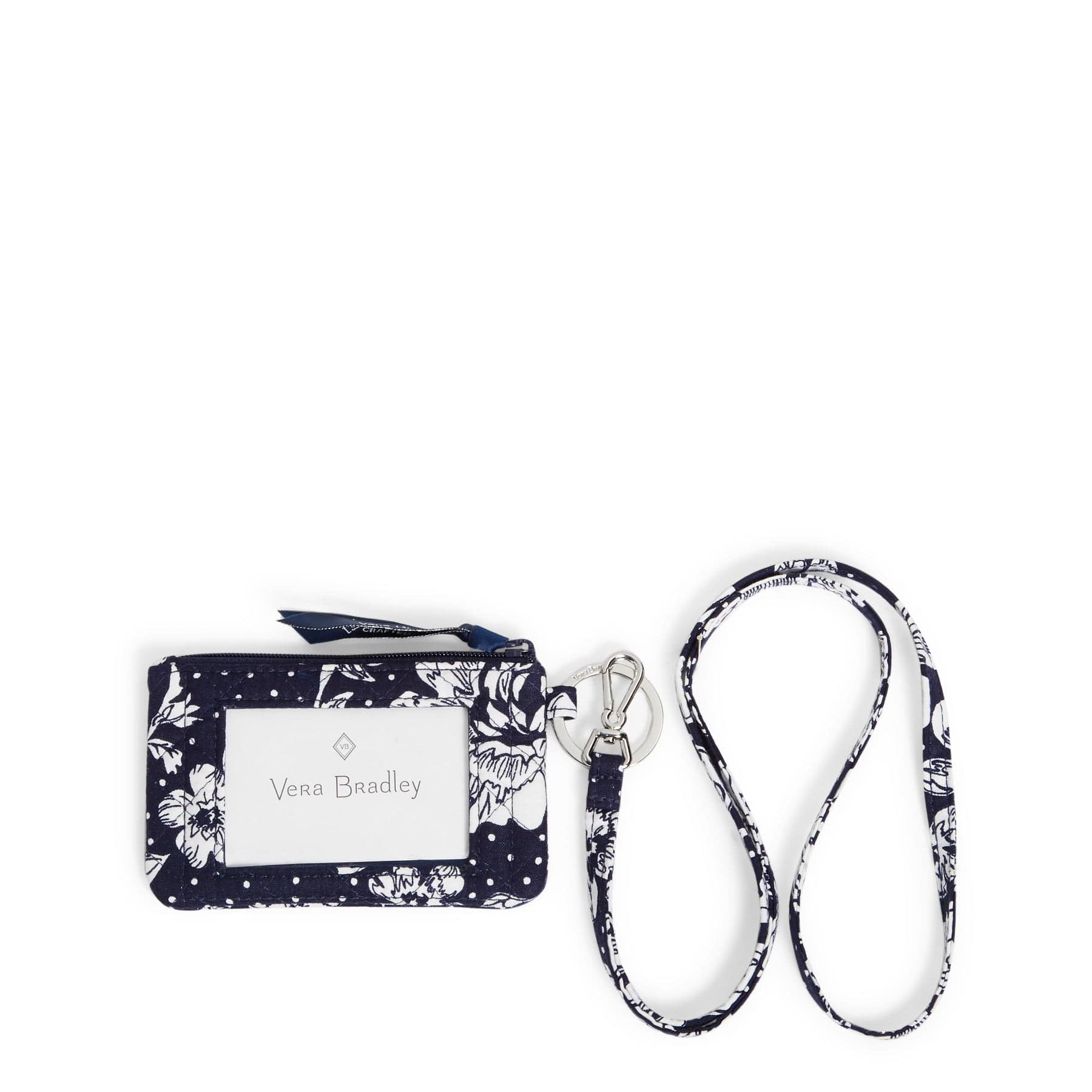 Custom Collegiate Zip ID Lanyard with Keychain - Durable School & Work Badge Holder for Students, Teachers & Employees - Perfect for Campus, Office & Events
