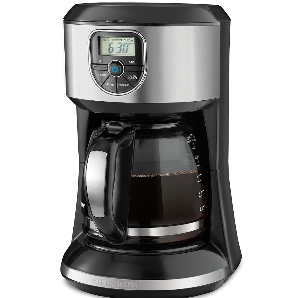 BLACK+DECKER CM4000SC 12-Cup Programmable Coffee Maker with Auto Shutoff - Factory Certified & Full Warranty - Perfect for Home, Office, or Dorm Use