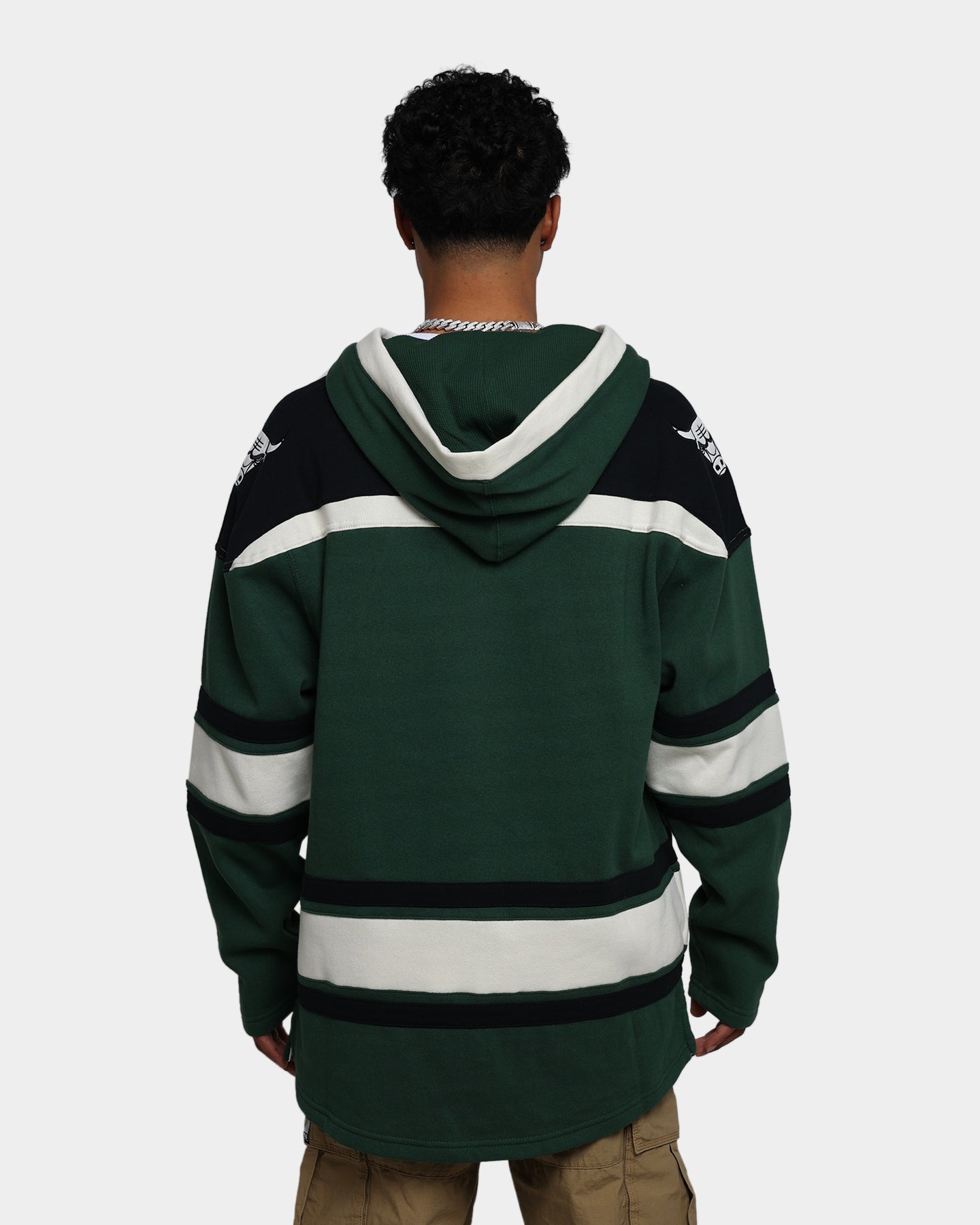 47 Brand Chicago Bulls Superior Lacer Hoodie for Men - Dark Green NBA Basketball Fan Apparel - Perfect for Game Day, Streetwear & Casual Outfits