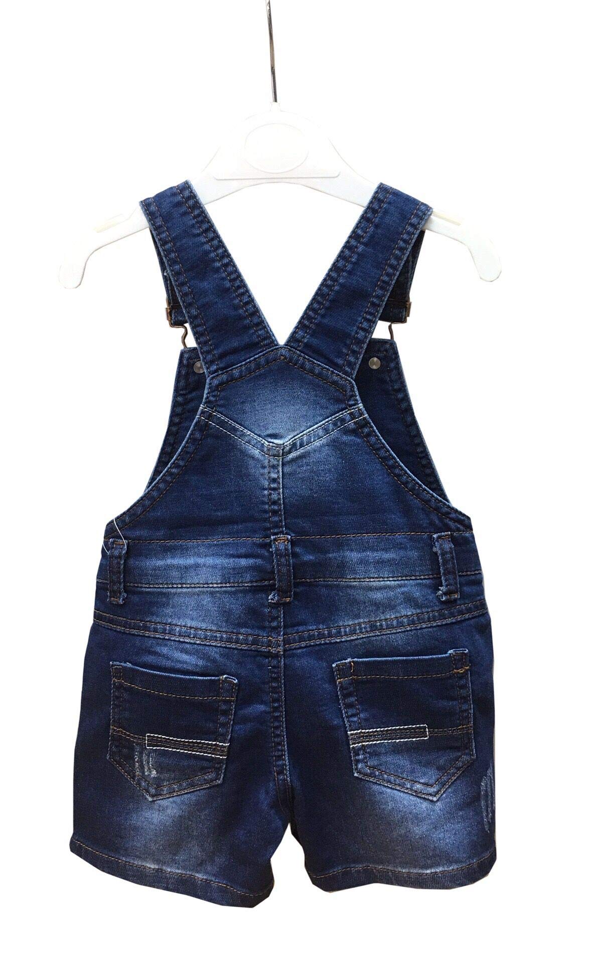 KIDSCOOL SPACE Baby & Toddler Summer Shorts - Adjustable Denim Shortall Overalls for Boys & Girls | Perfect for Playtime, Beach & Outdoor Adventures
