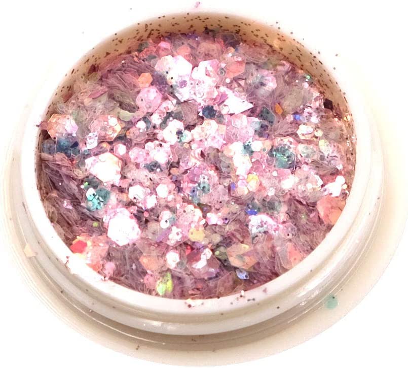 NAILWIND Holographic Nail Glitter Sequins Powder - 8PCS Chunky Glitter for Nails, Face, Body & Hair - Acrylic Nail Art, Manicure, Festival Makeup - Perfect for Parties, Halloween & Cosplay