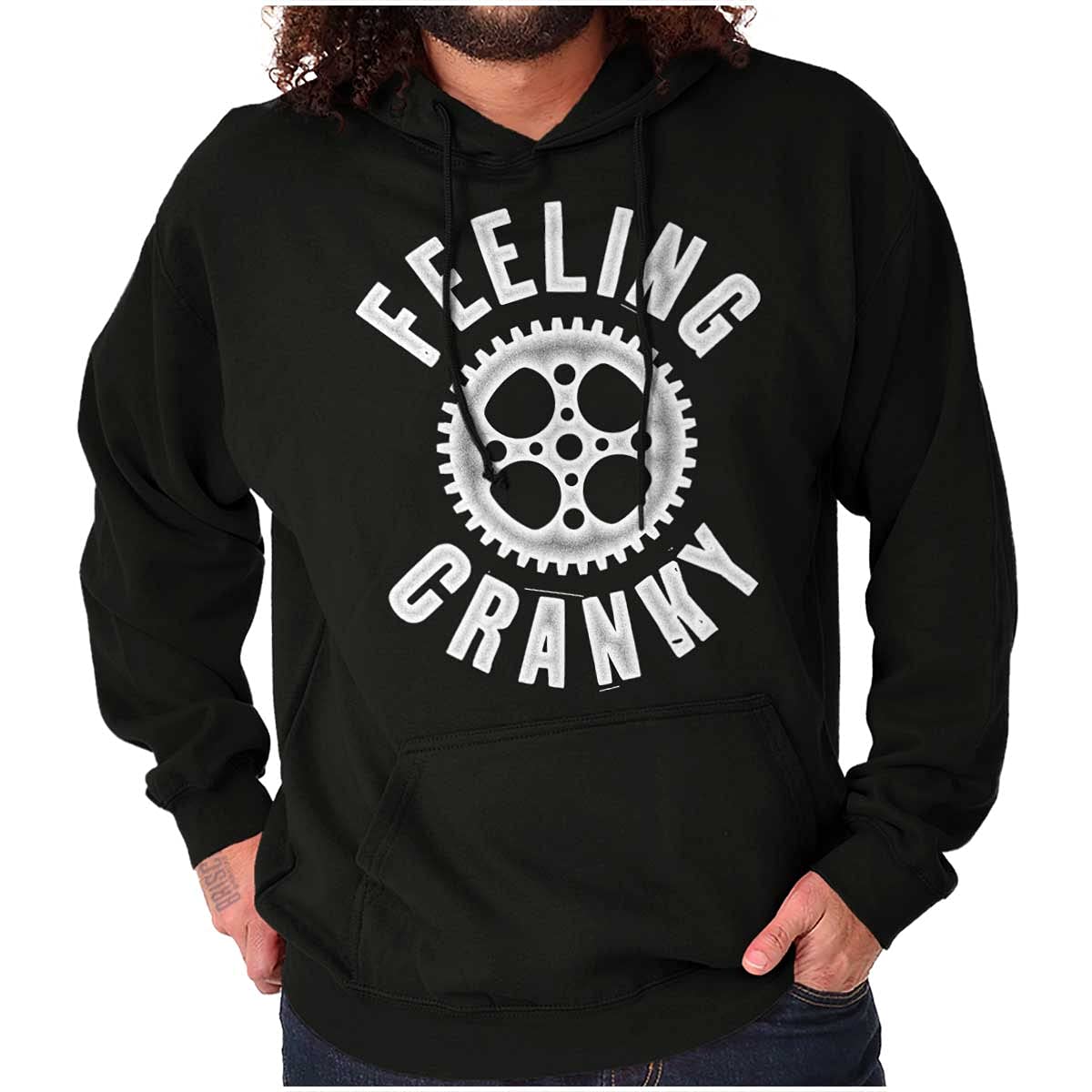 Cycling Enthusiast Hoodie - Unisex Bicycle Crank Design Sweatshirt for Men & Women | Perfect for Bike Rides, Casual Wear & Cycling Events