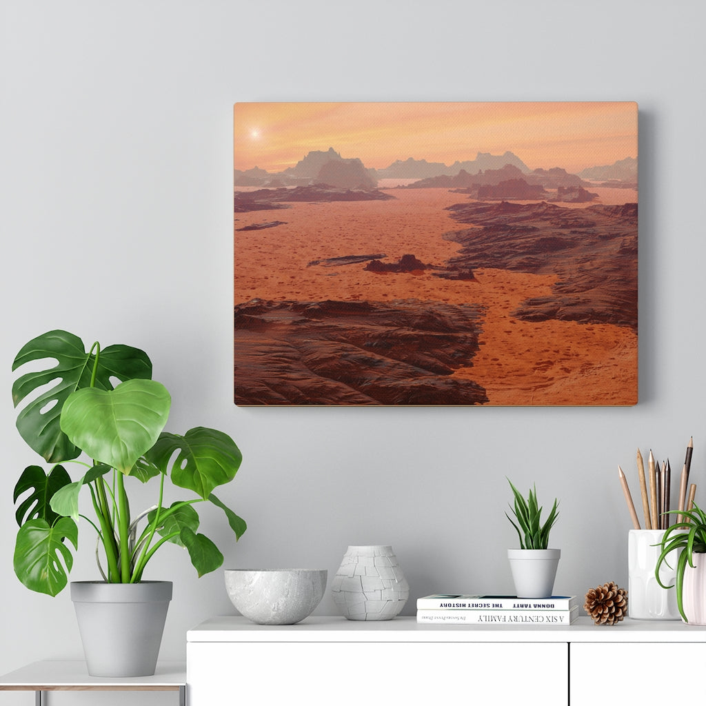 Desert Midwest Wall Art Canvas Print - Modern Home Decor for Living Room, Bedroom & Office - Ready to Hang