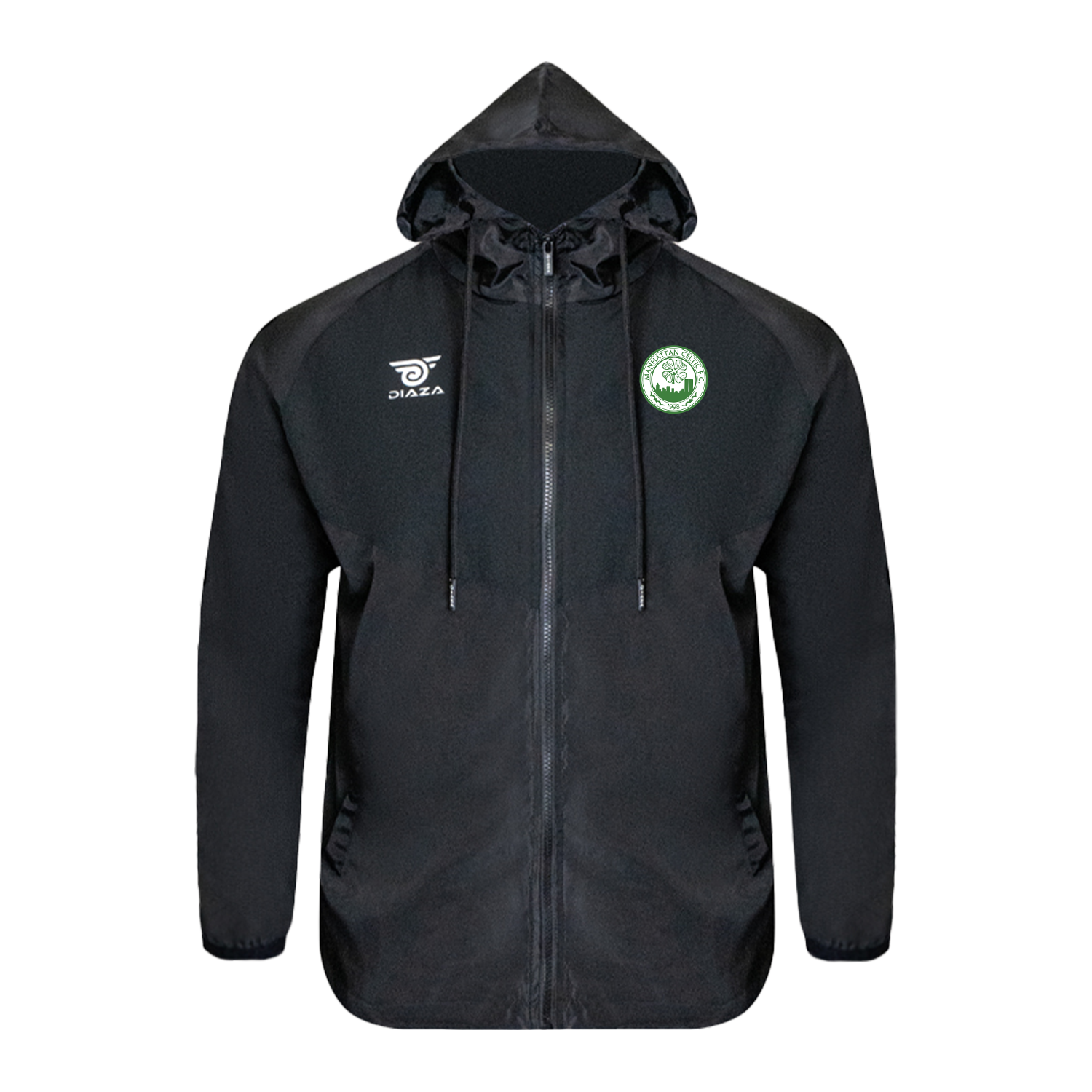 Manhattan Celtic FC Noche WindRunner Jacket - Lightweight Waterproof Running Jacket for Men & Women - Perfect for Outdoor Sports, Hiking & Casual Wear