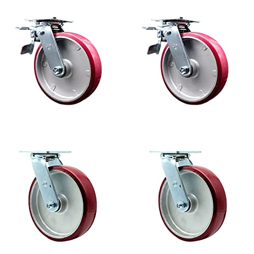 4 Swivel w/2 Total Lock Brakes