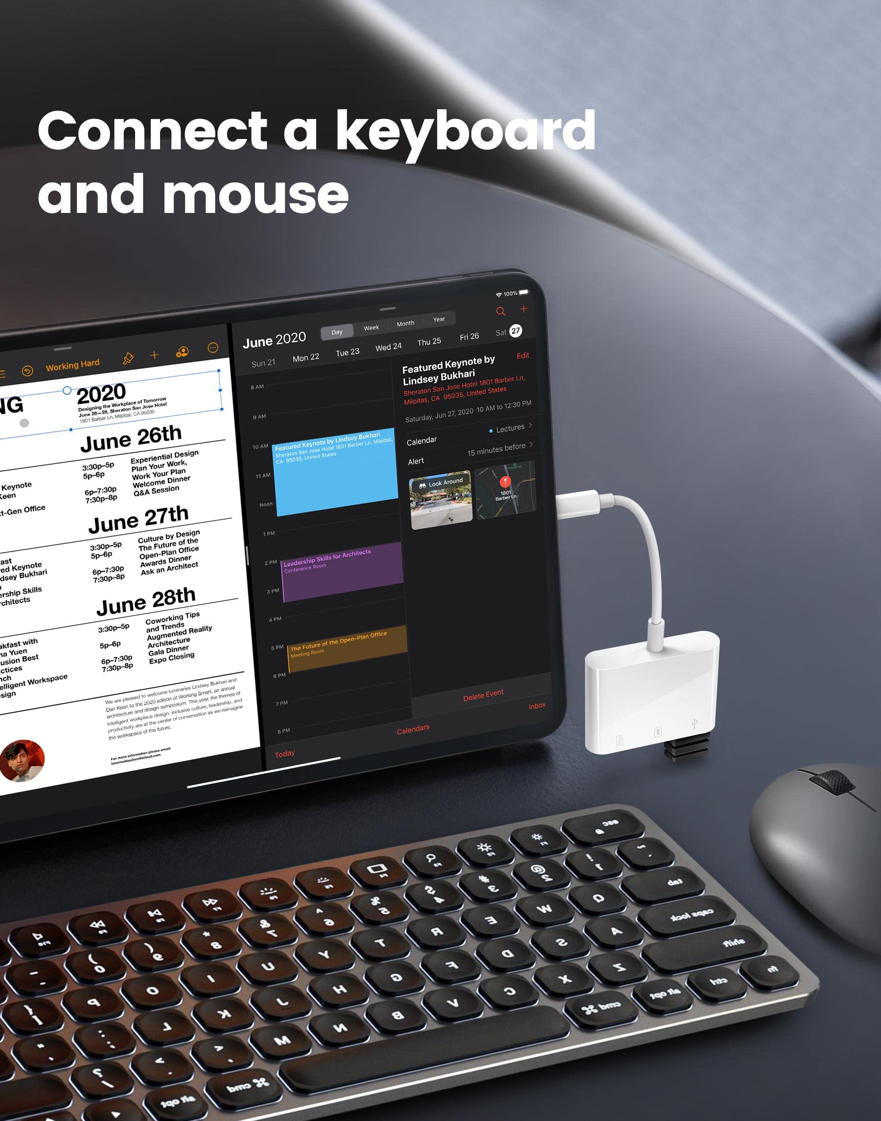 USB C SD Card Reader - USB C to SD Card Adapter for iPhone 15/16, iPad Pro/Air/Mini, MacBook Pro/Air, iMac, Galaxy & More - Compatible with MicroSD/SD Cards - Perfect for Photo Transfer, Data Backup & Mobile Storage Expansion