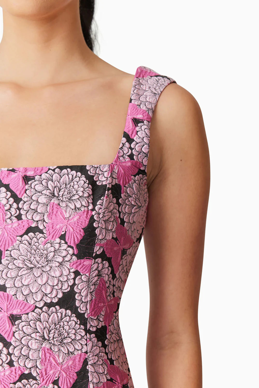 Aimee Floral Mini Dress for Women - Pink Summer Party Dress | Casual & Formal Occasions | Perfect for Dates, Weddings & Beach Vacations