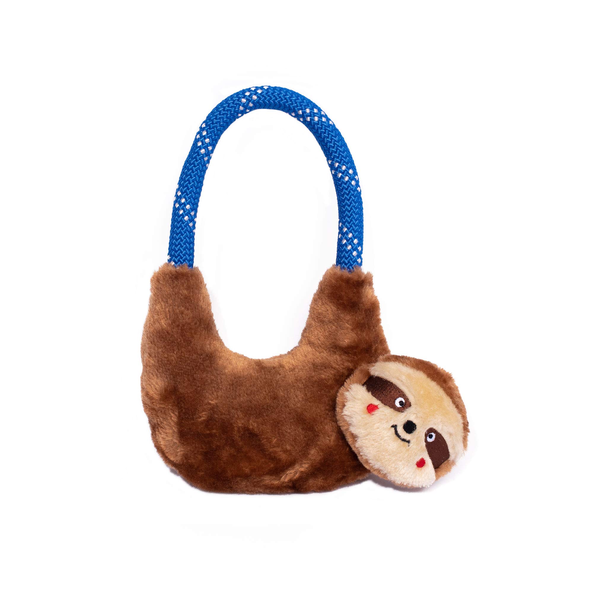 ZippyPaws RopeHangerz Interactive Dog Toy - Sloth Design Durable Rope Tug for Aggressive Chewers - Perfect for Fetch, Training & Indoor/Outdoor Playtime