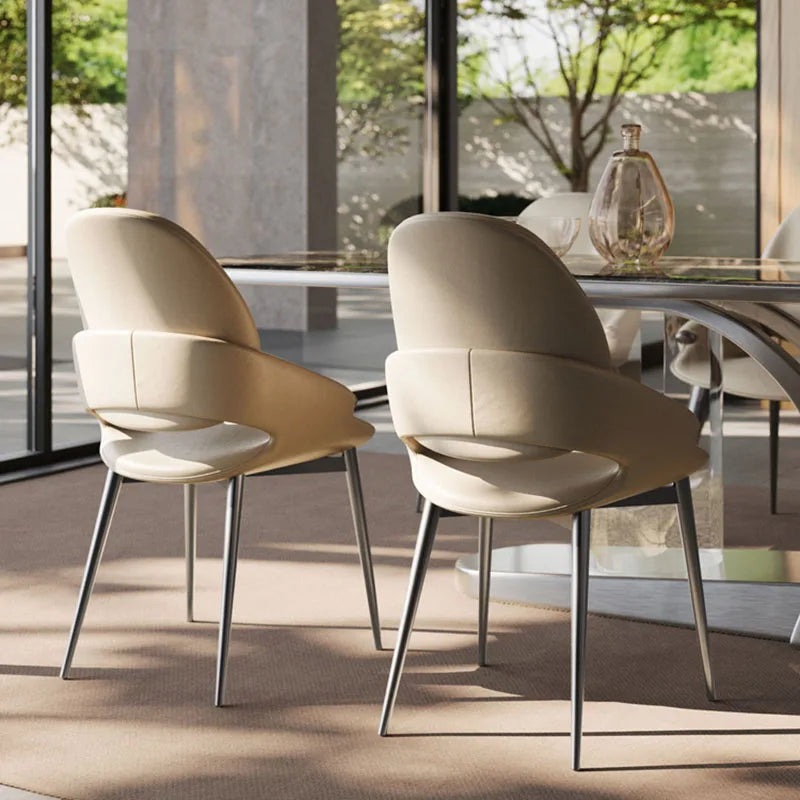 Luxury Designer Throne Dining Chair - Elegant & Comfortable Royal Style Accent Chair for Dining Room, Living Room, or Home Office Decor