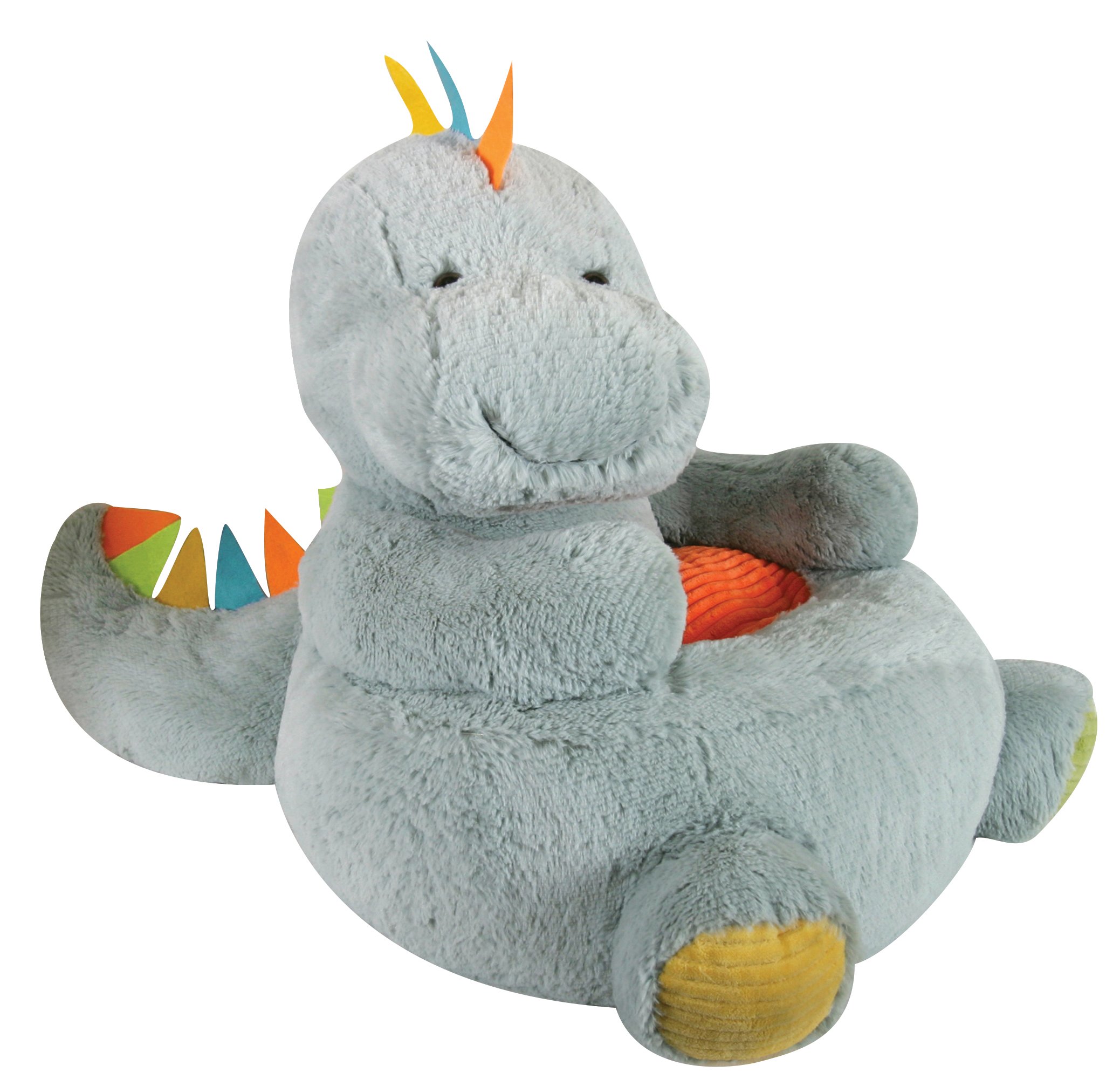 Stephan Soft Plush Baby Chair - Cute Dinosaur Design for Nursery, Kids Room & Playtime | Comfortable Toddler Seating for Reading, Relaxing & Play Areas