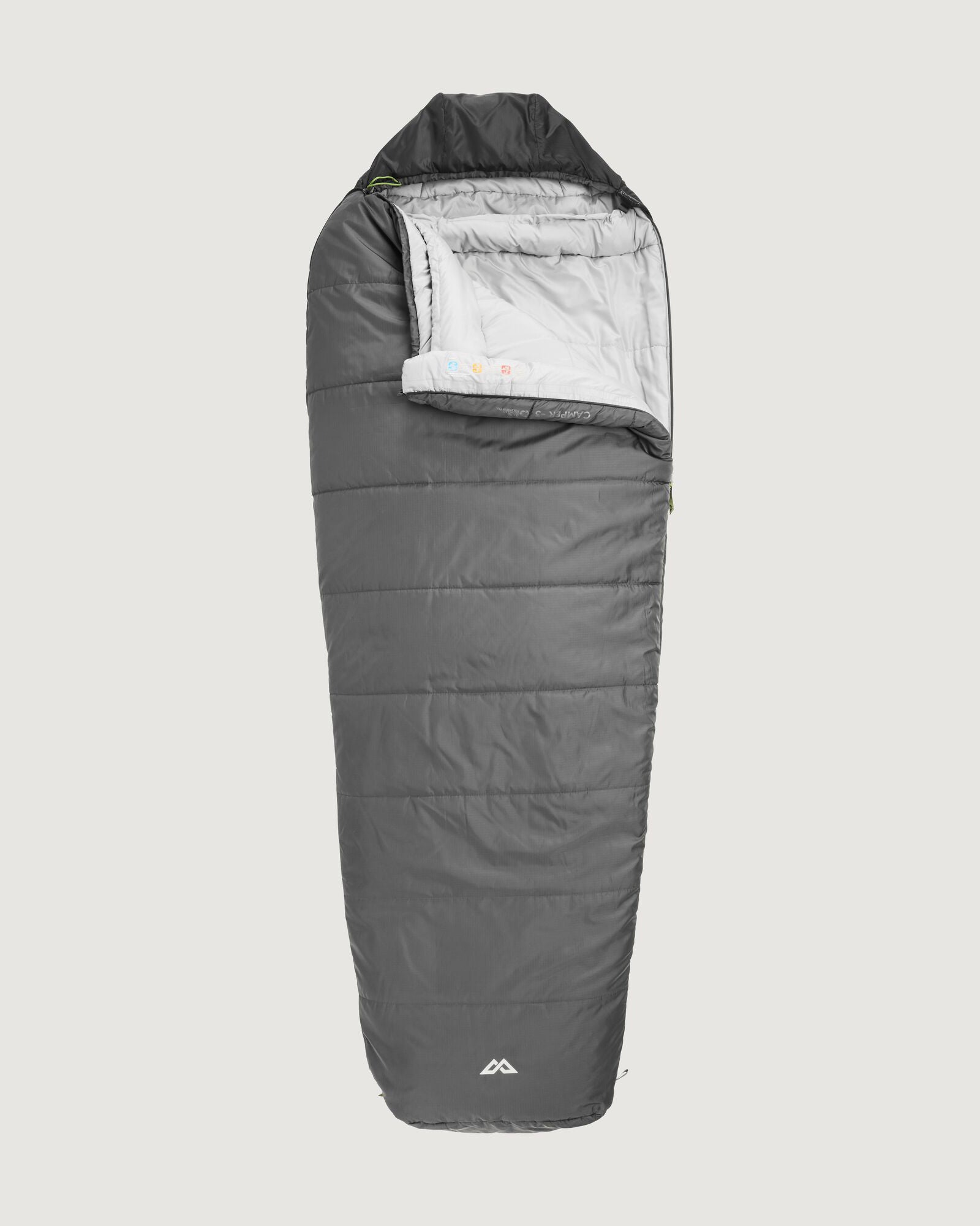 Camper 3-Person Sleeping Bag - Waterproof & Warm for Outdoor Camping, Hiking & Backpacking - Granite Color