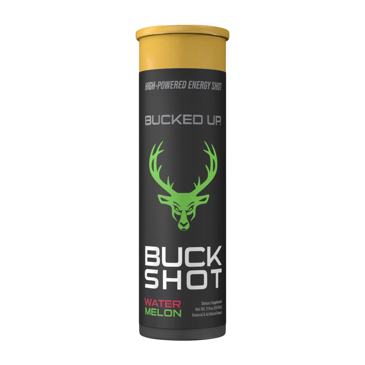 Bucked Up Buck Shot Energy Drink - 12 Pack (59ml Each) | Pre-Workout & Focus Booster for Gym, Study & Daily Energy