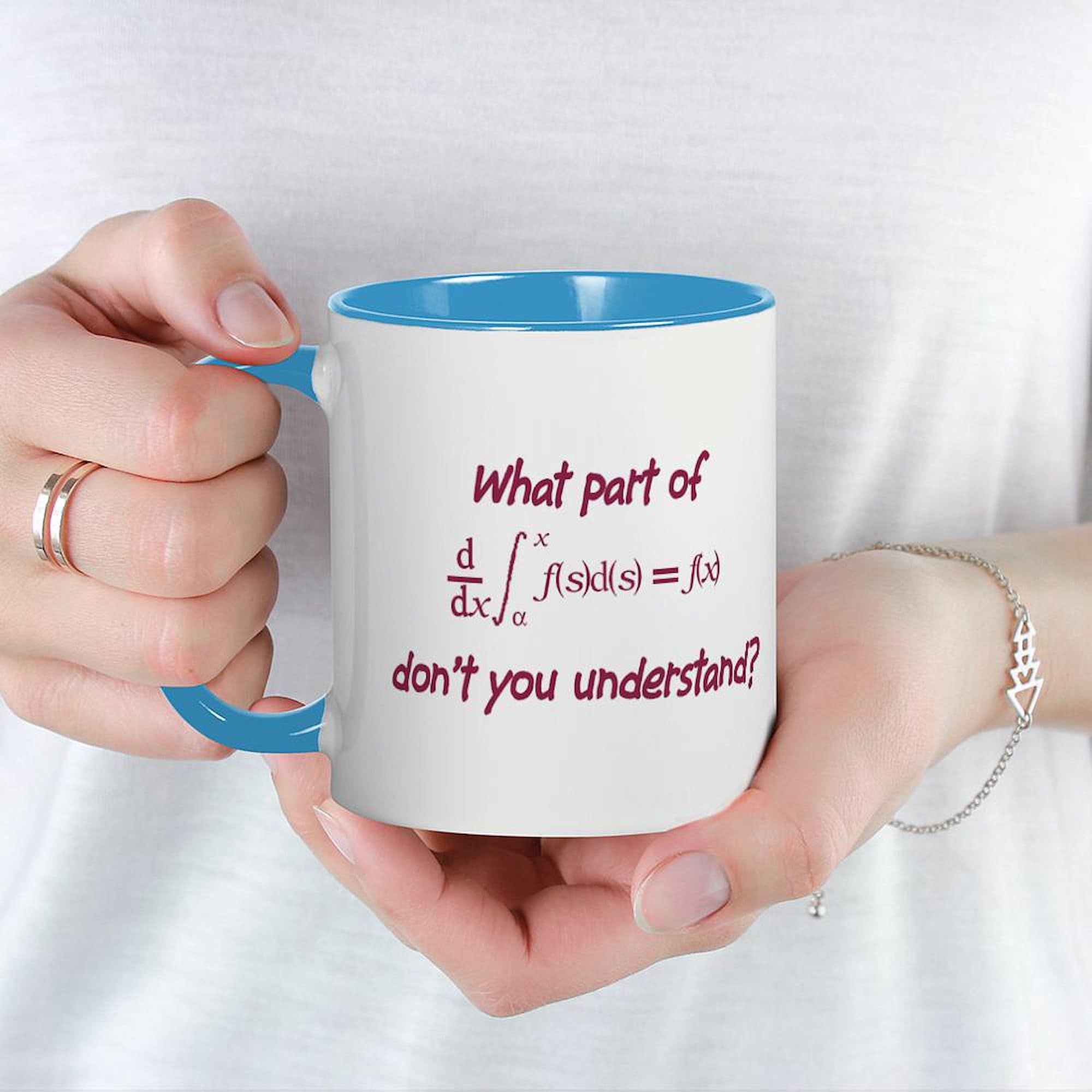 11 oz (325 ml) Ceramic Coffee Mug with Calculus Equation - Perfect for Math Teachers, Students & Science Lovers - Ideal for Classroom, Office or Home Use
