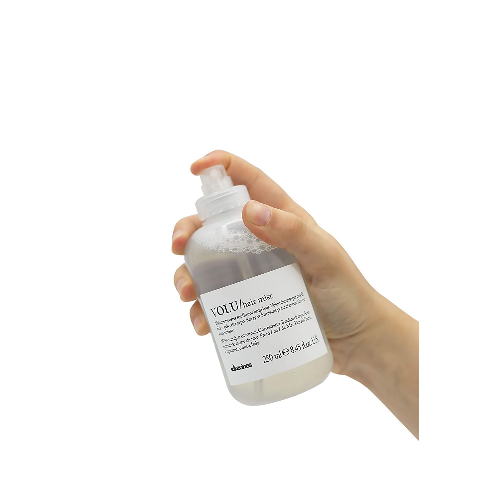 Davines Volu Hair Mist - Volumizing & Texturizing Spray for Fine, Flat Hair - Adds Lift & Body for Everyday Styling - Perfect for Work, Date Night & Special Occasions
