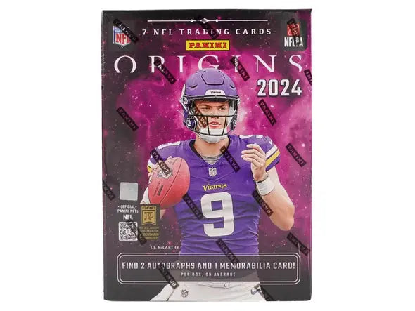 2024 Panini Origins Football Hobby Box - NFL Trading Cards Collection for Collectors & Fans - Perfect for Sports Memorabilia Displays & Fantasy Football Drafts